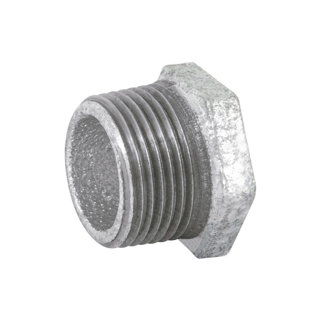 Reducción bushing acero galvanizado 3/4 x 1/2", FOSET