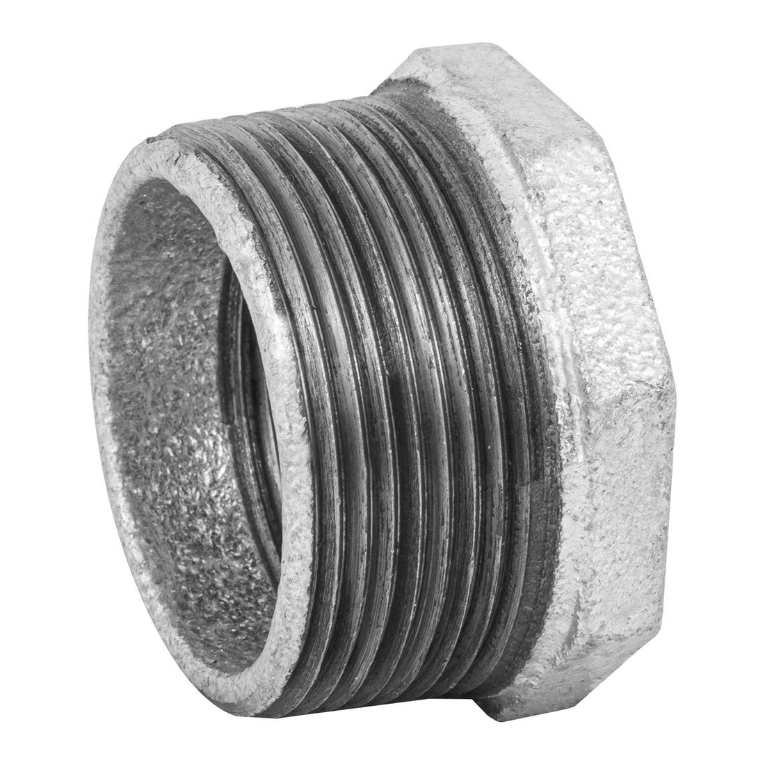 Reducción bushing acero galvanizado 1-1/2 x1-1/4", FOSET