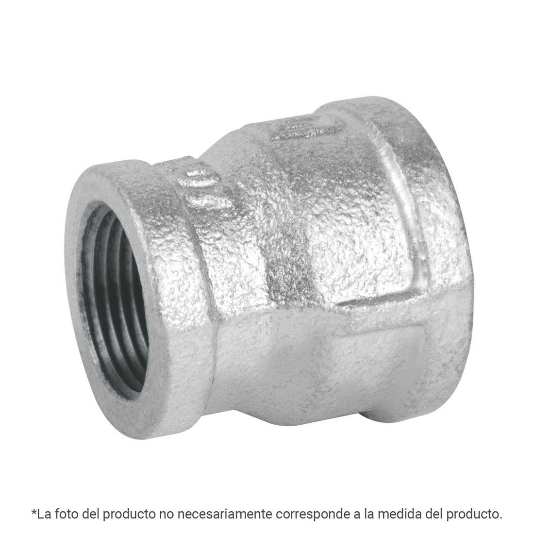 Reducción campana acero galvanizado 3/8x1/4", FOSET