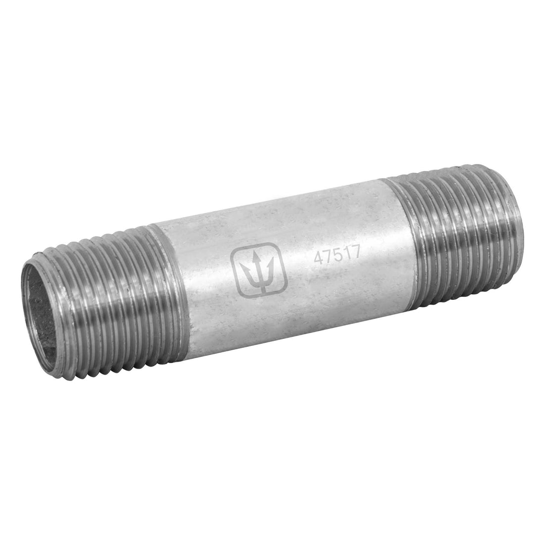 Niple de acero galvanizado 1/2" x 3", FOSET