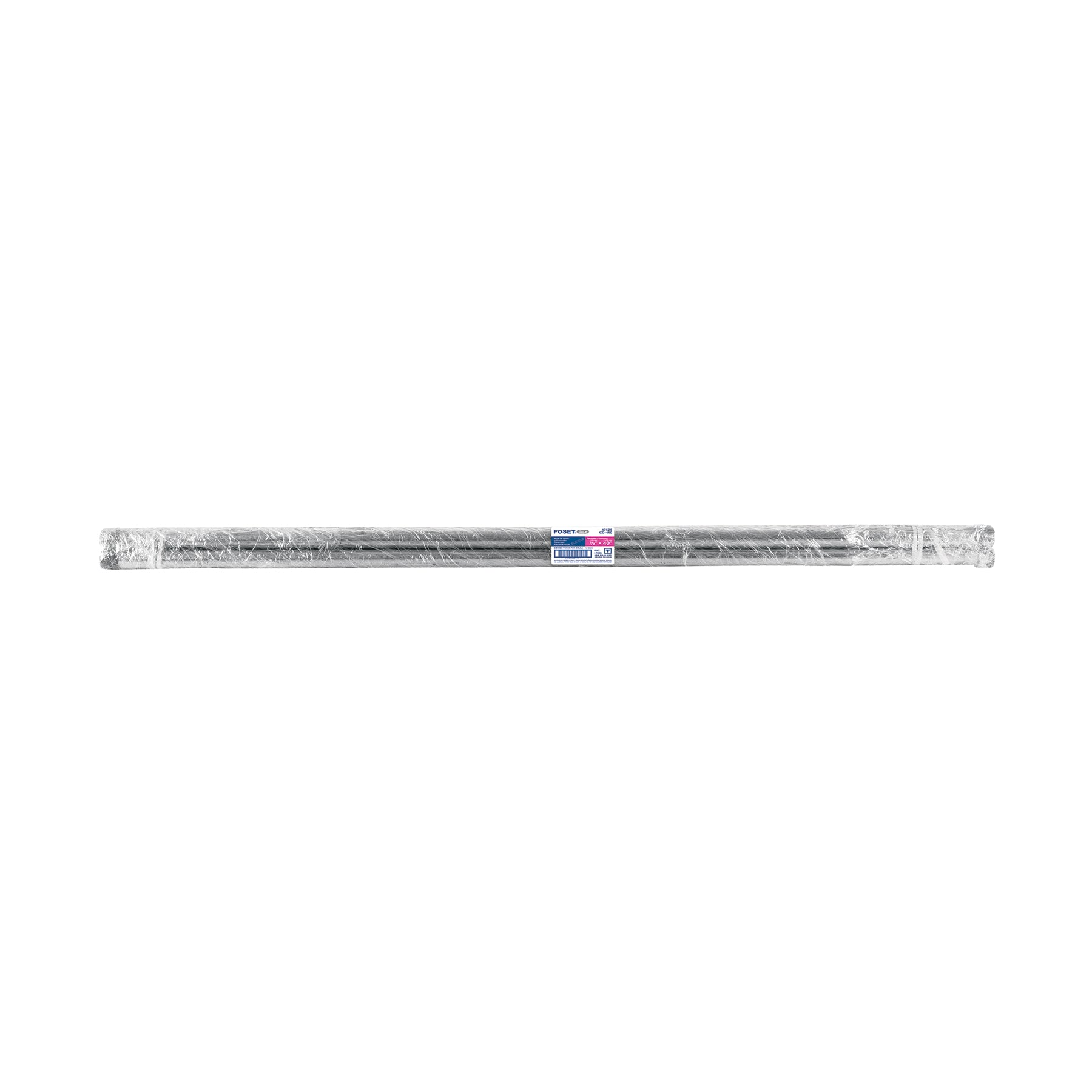 Niple de acero galvanizado 1/2" x 40", FOSET