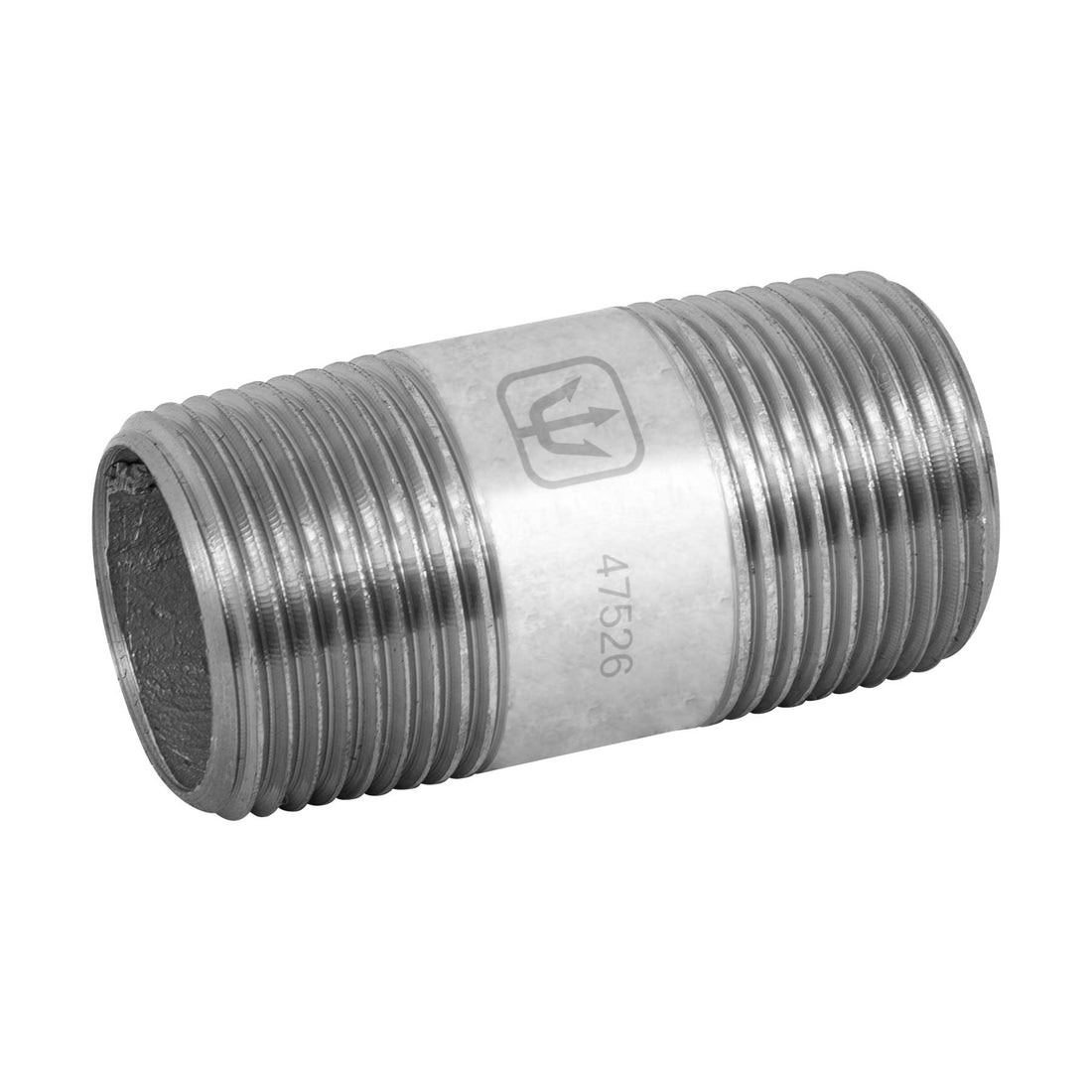 Niple de acero galvanizado 3/4" x 2", FOSET