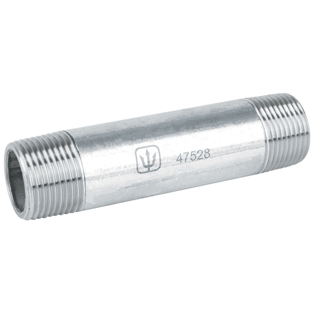 Niple de acero galvanizado 3/4" x 4", FOSET
