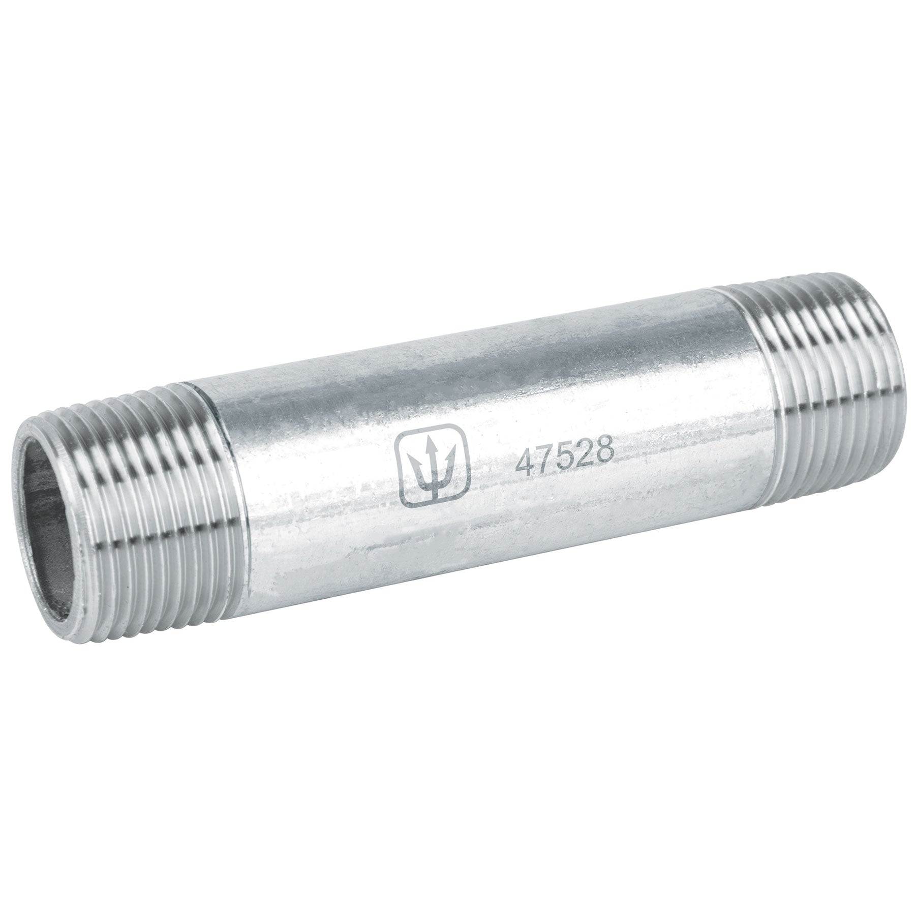Niple de acero galvanizado 3/4" x 4", FOSET