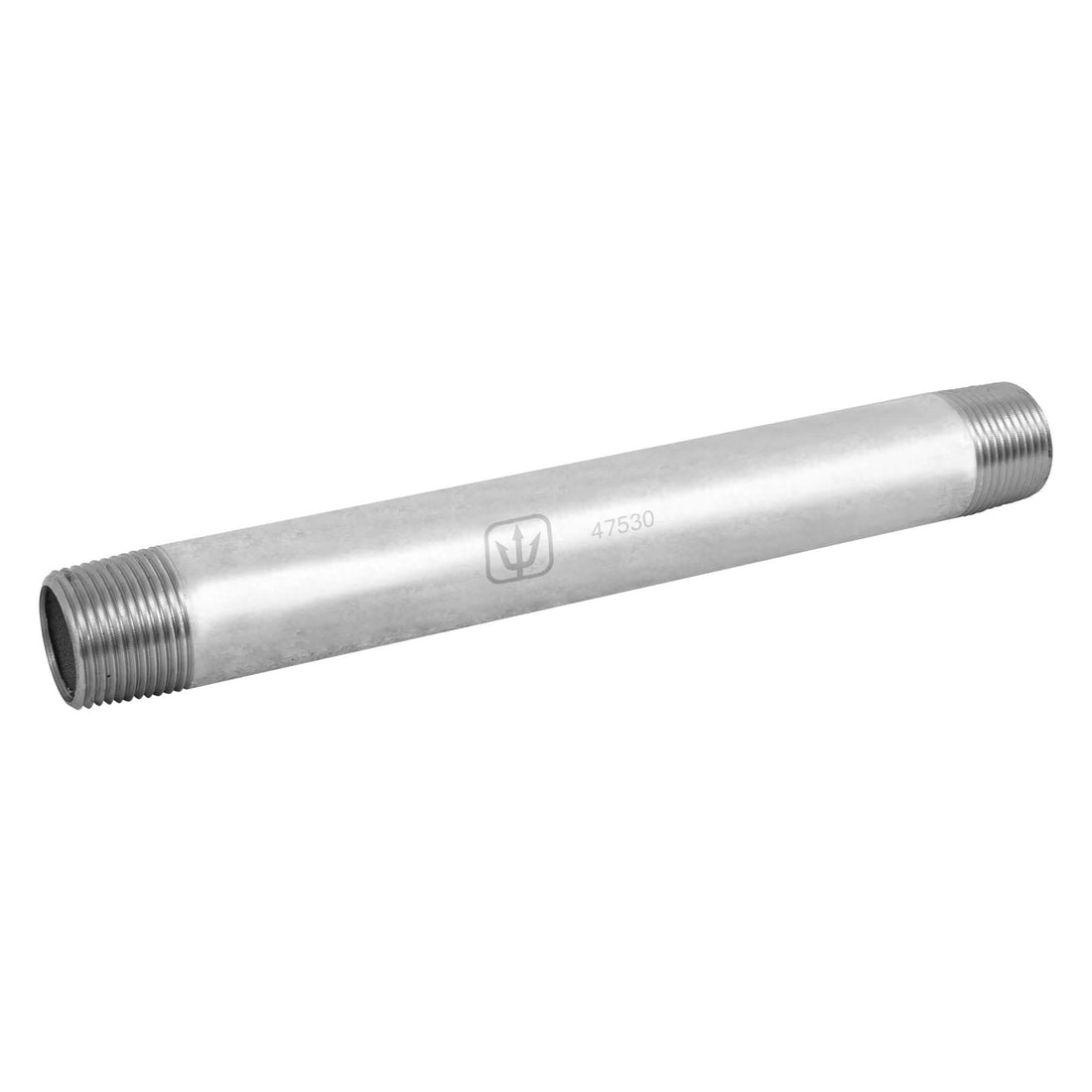 Niple de acero galvanizado 3/4" x 8", FOSET