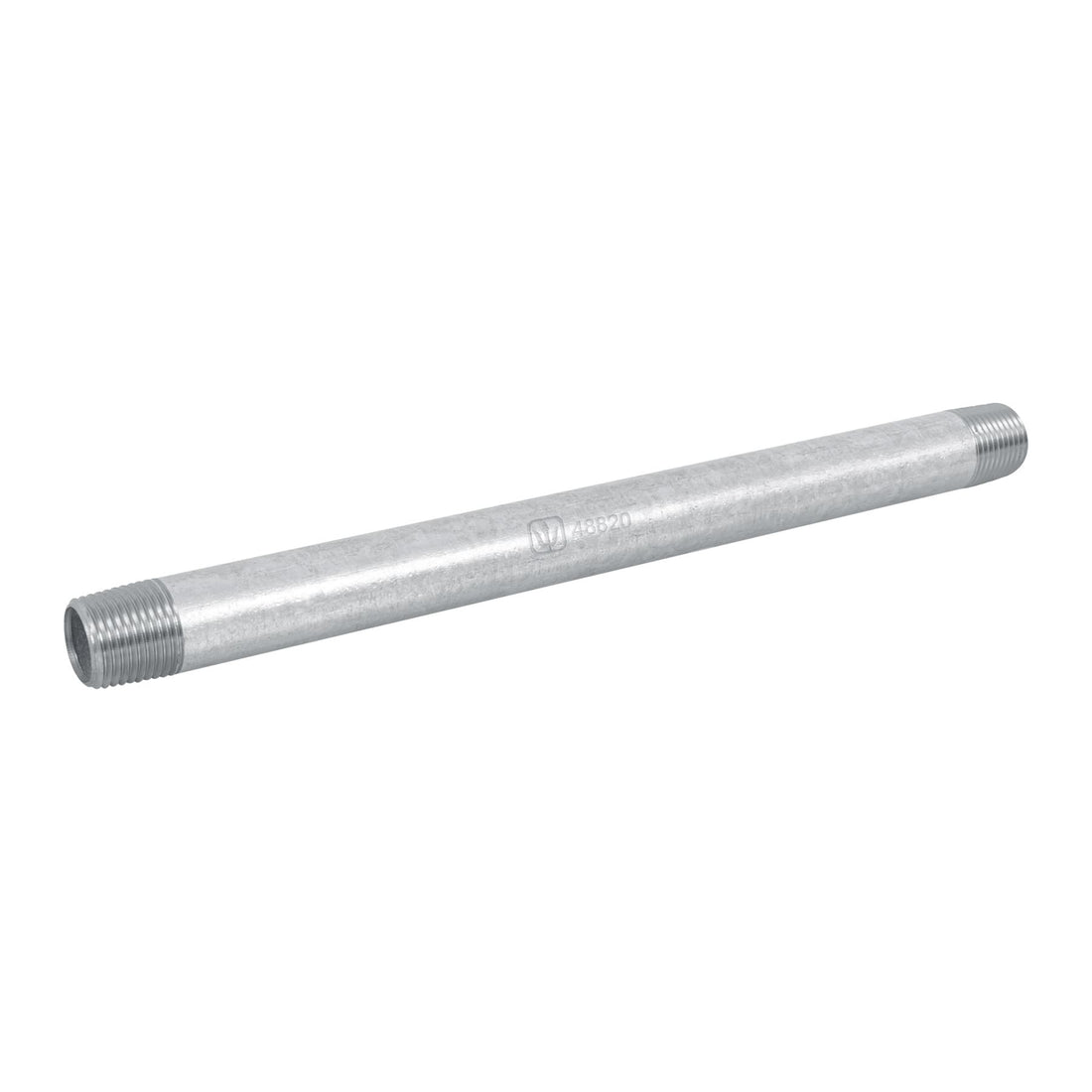 Niple de acero galvanizado 1/2 x 10", FOSET