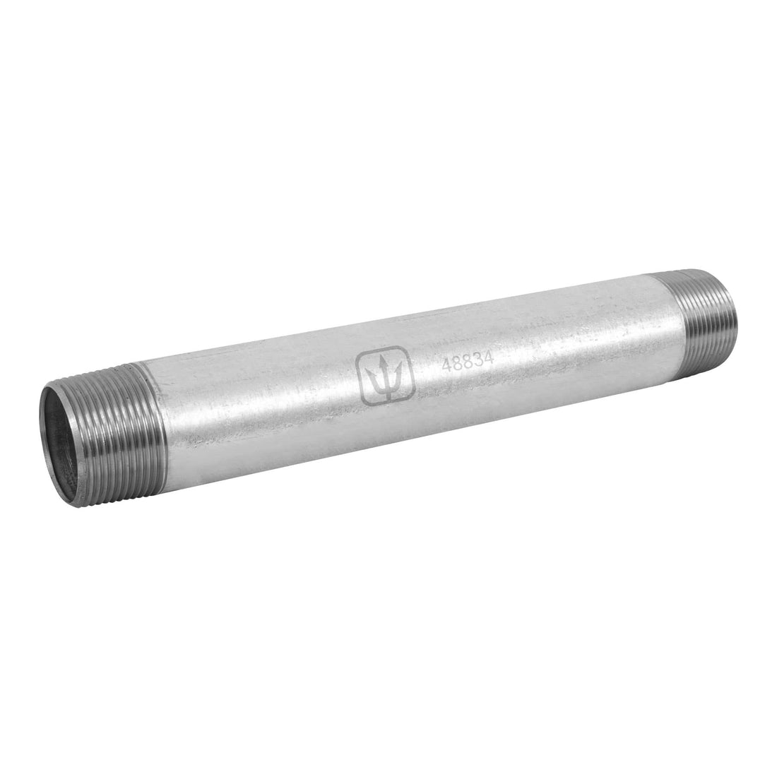 Niple de acero galvanizado 1-1/4 x 12", FOSET