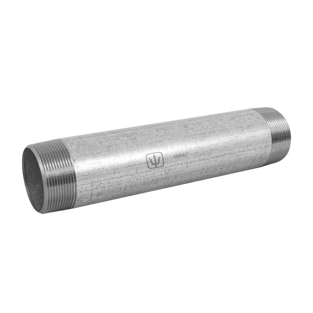 Niple de acero galvanizado 2 x 12", FOSET