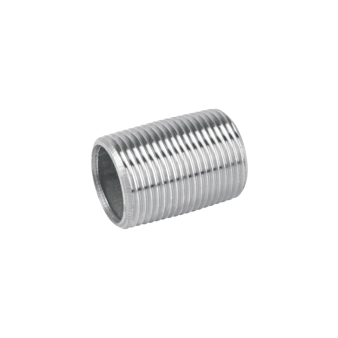Niple de acero galvanizado 3/4" cuerda corrida, FOSET