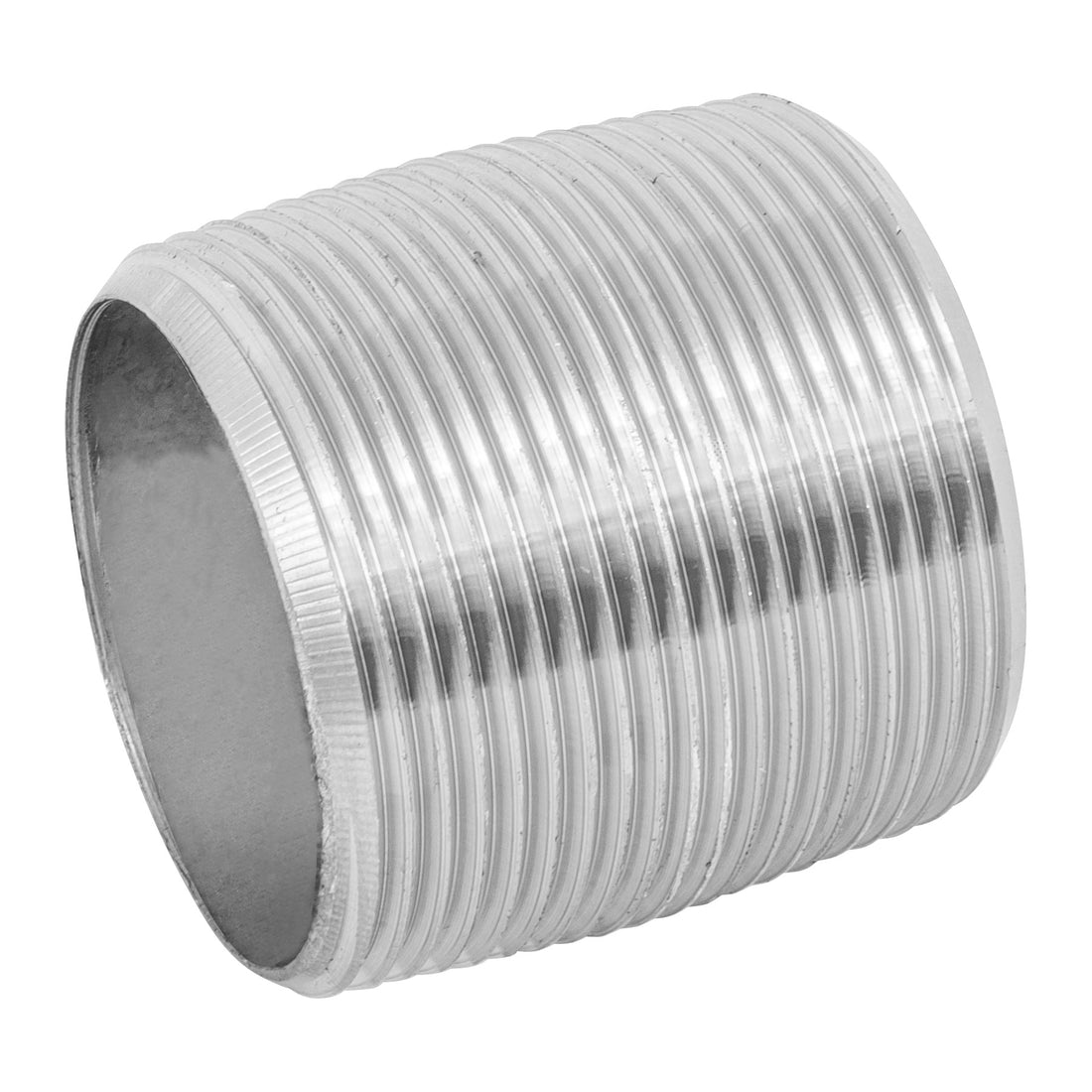 Niple de acero galvanizado 1-1/2" cuerda corrida, FOSET