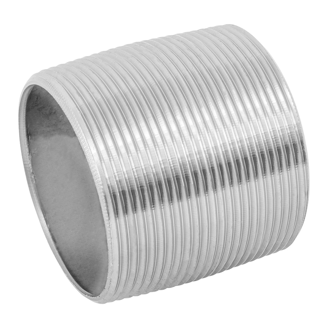 Niple de acero galvanizado 2" cuerda corrida, FOSET