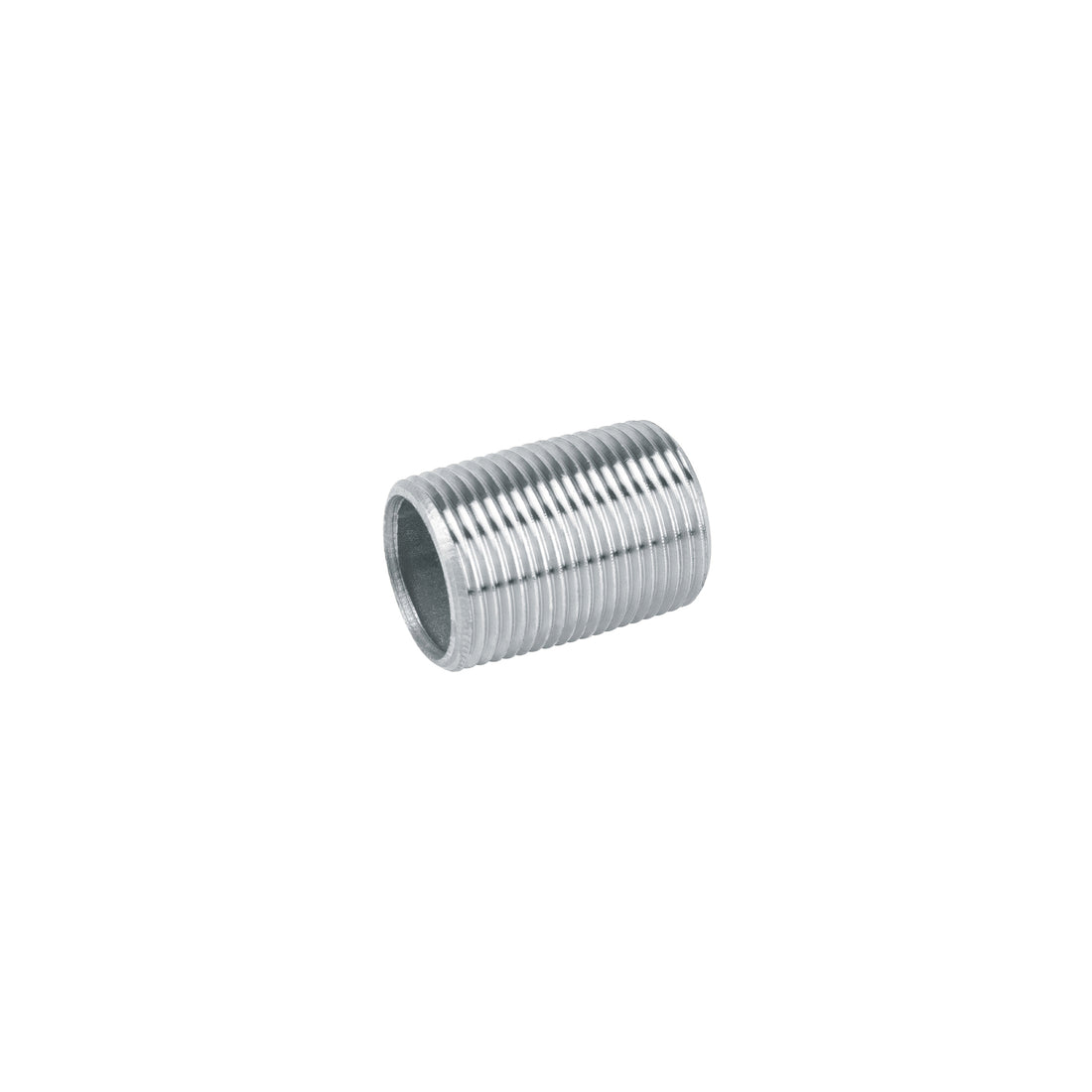 Niple de acero galvanizado 1/4" cuerda corrida, FOSET