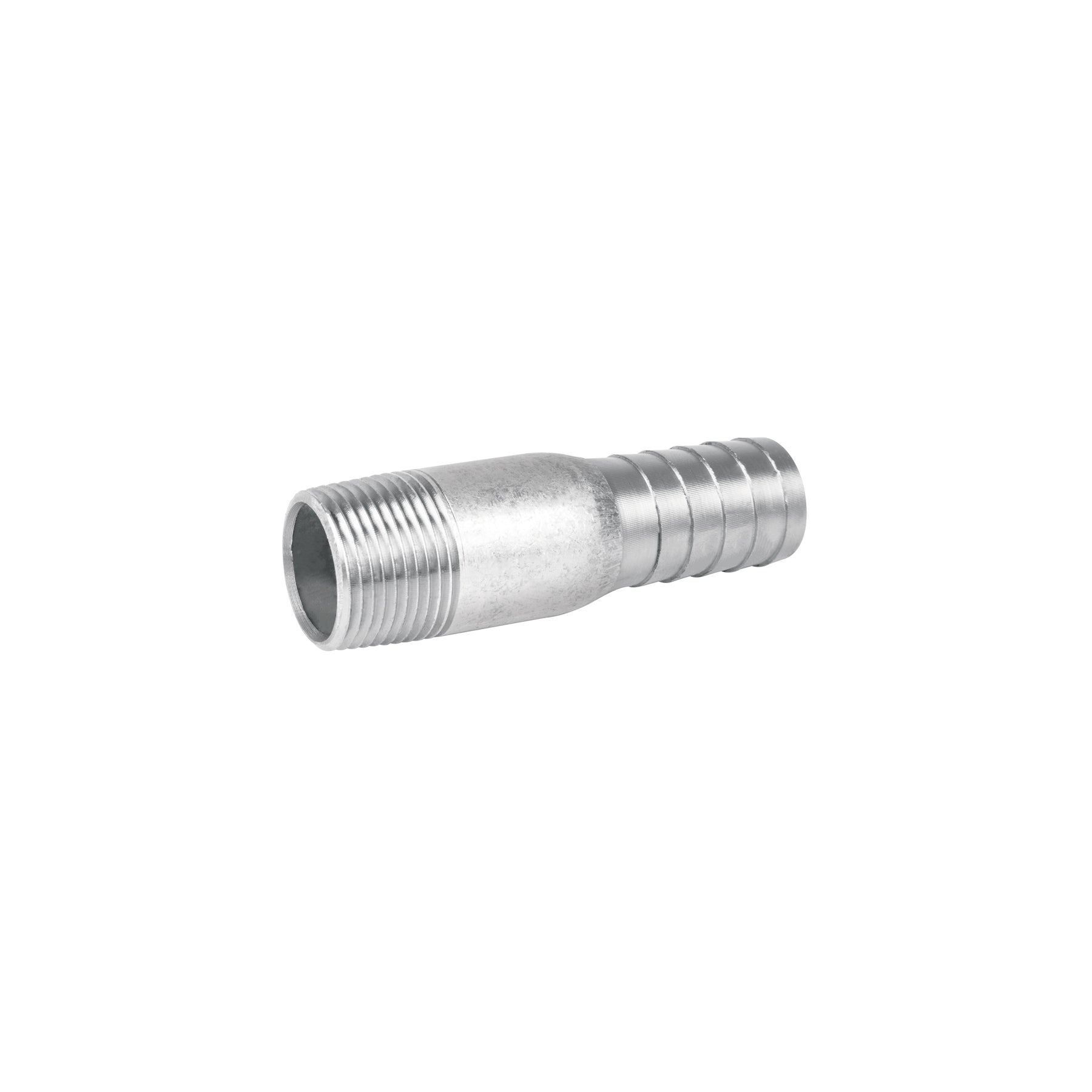 Niple de acero galvanizado 3/4" tipo botella, FOSET