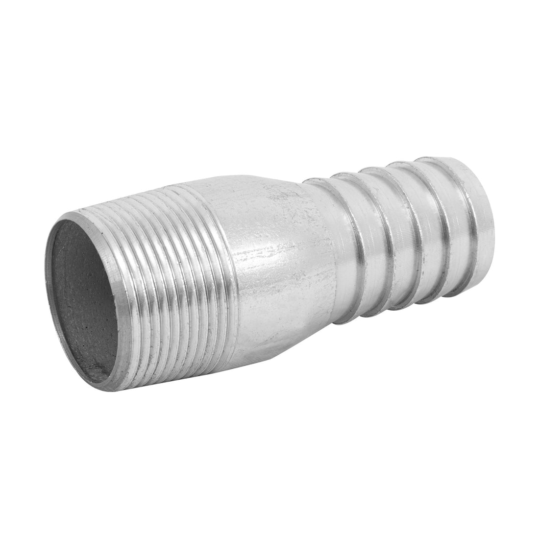Niple de acero galvanizado 1-1/4" tipo botella, FOSET
