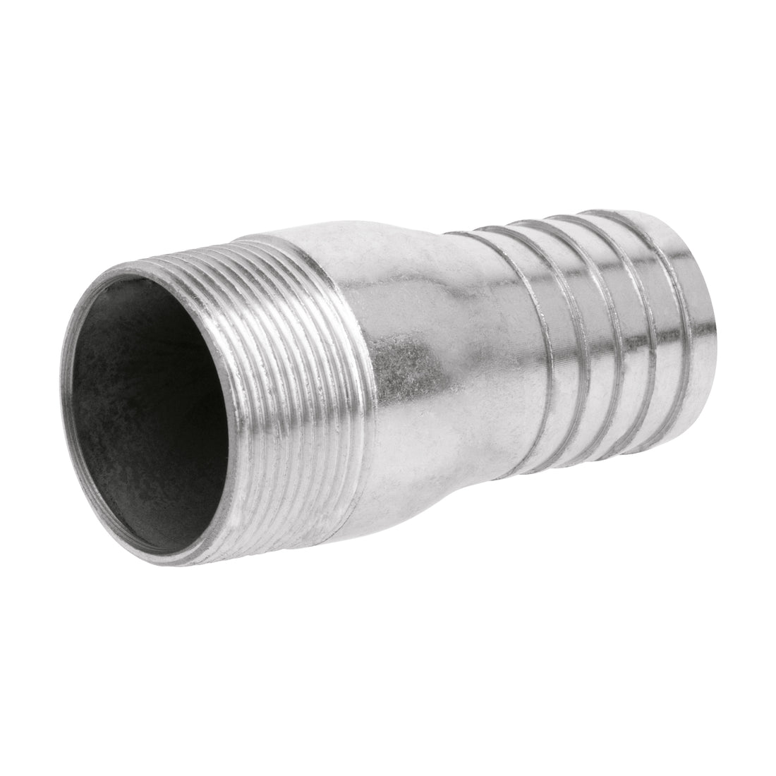 Niple de acero galvanizado 1-1/2" tipo botella, FOSET