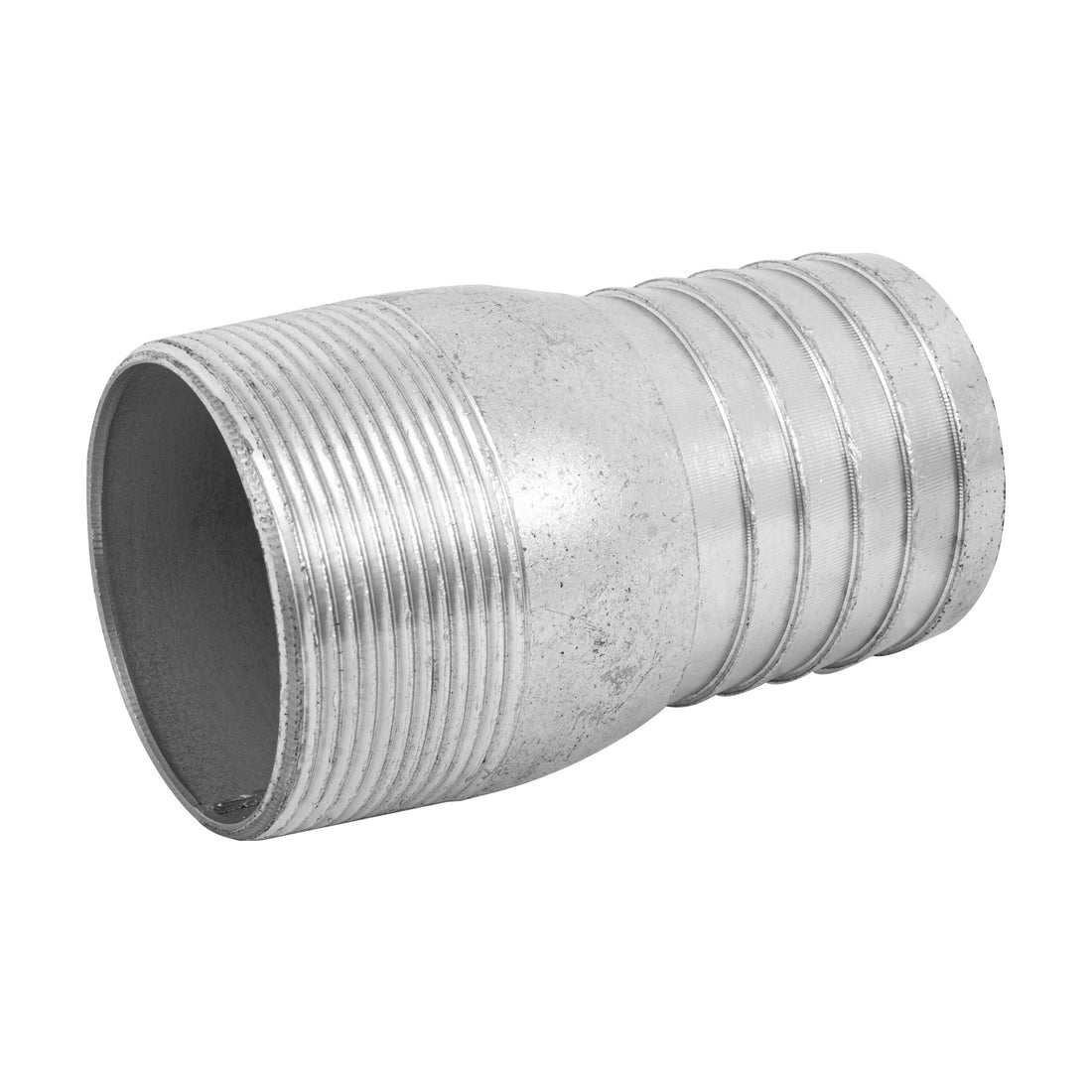 Niple de acero galvanizado 2" tipo botella, FOSET