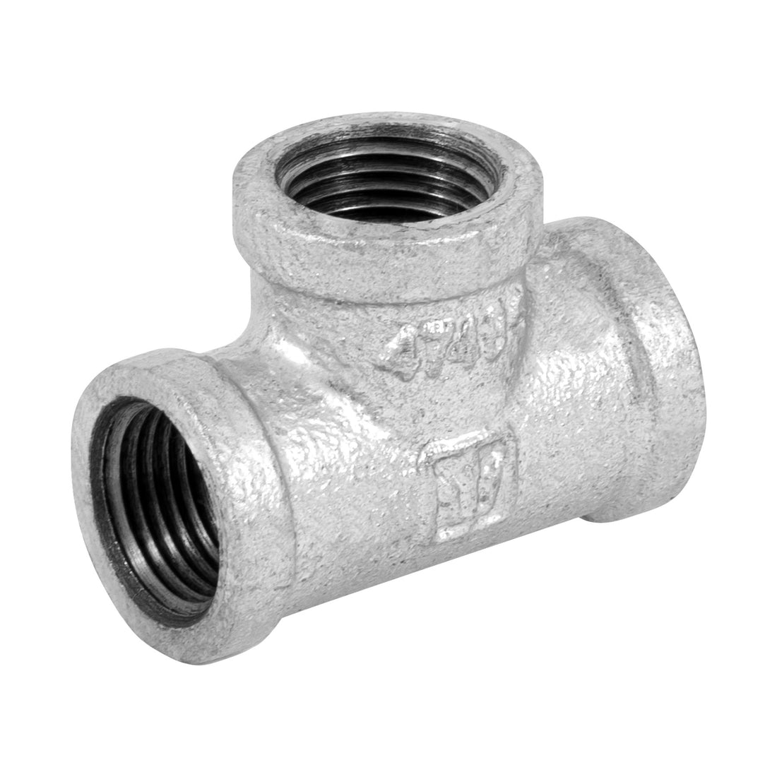 Tee sencilla 1/2" acero galvanizado, FOSET