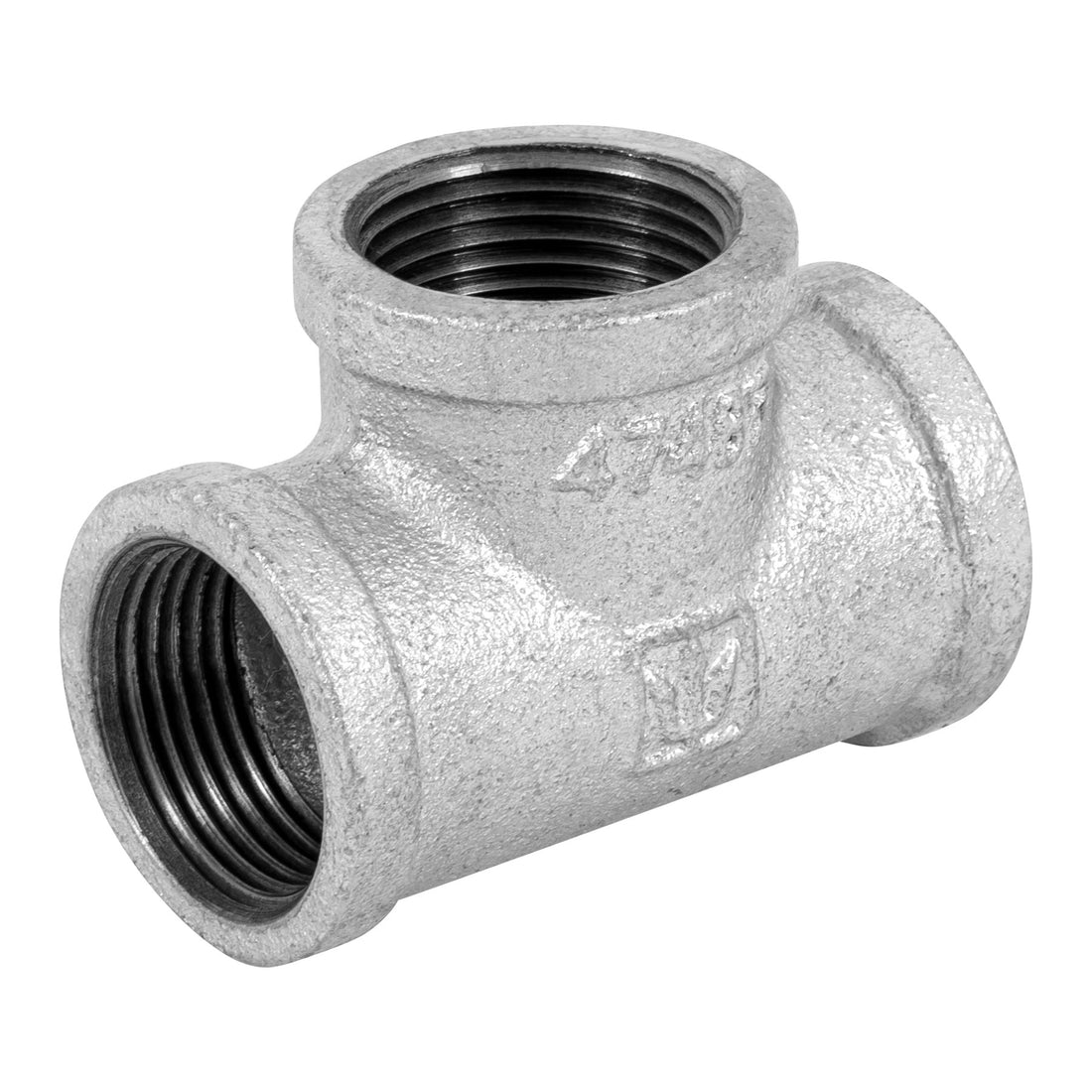 Tee sencilla 1" acero galvanizado, FOSET