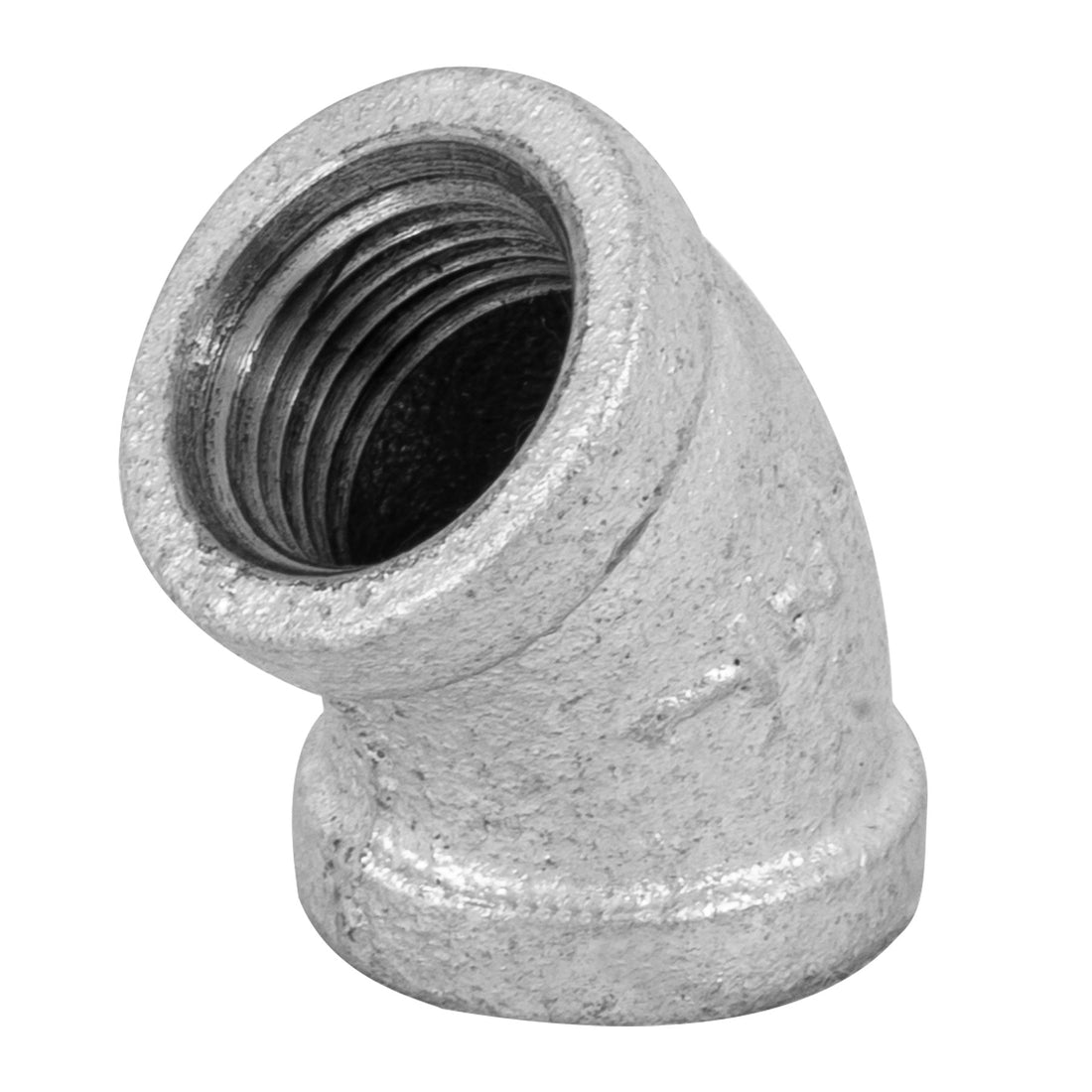 Codo 45° acero galvanizado de 1/2", FOSET