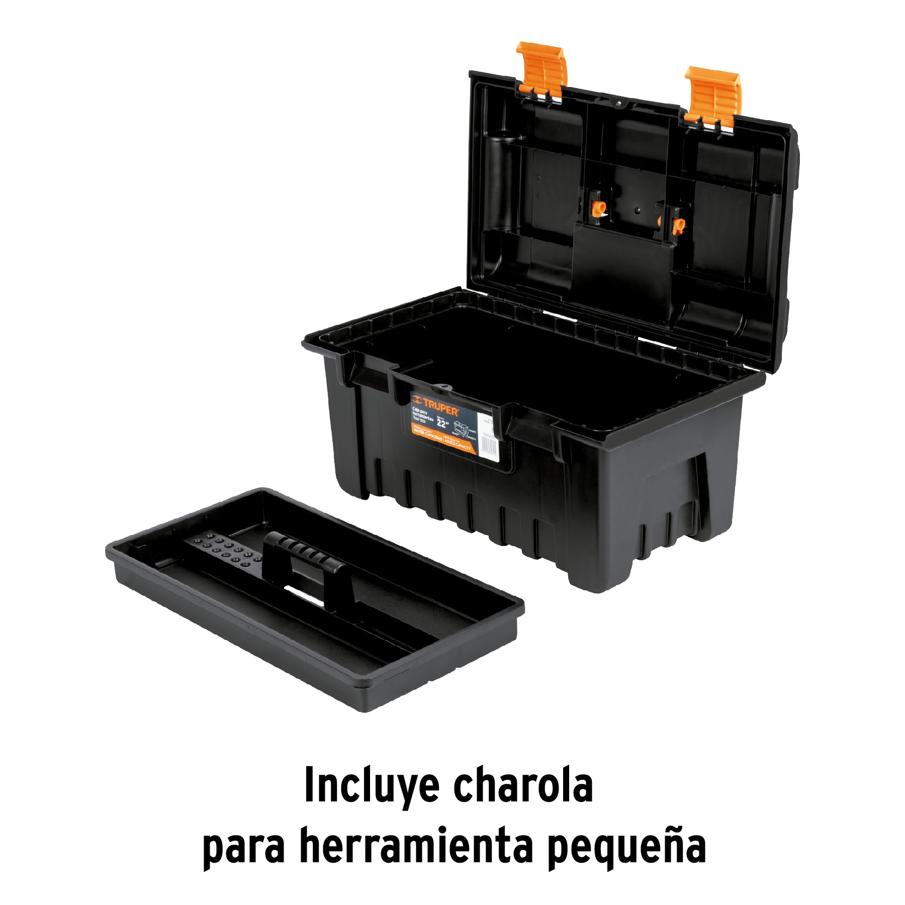 Caja para herramienta de 22" sin compartimentos, TRUPER