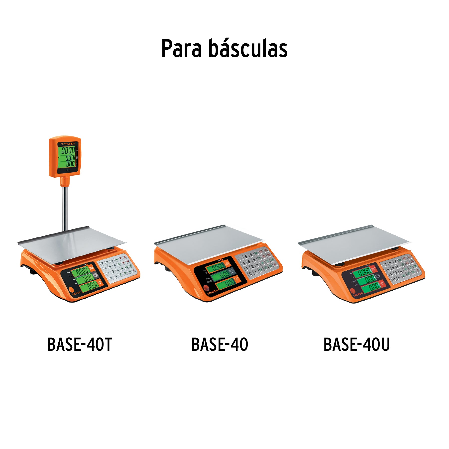 Charola de acero inoxidable para báscula electrónica, TRUPER