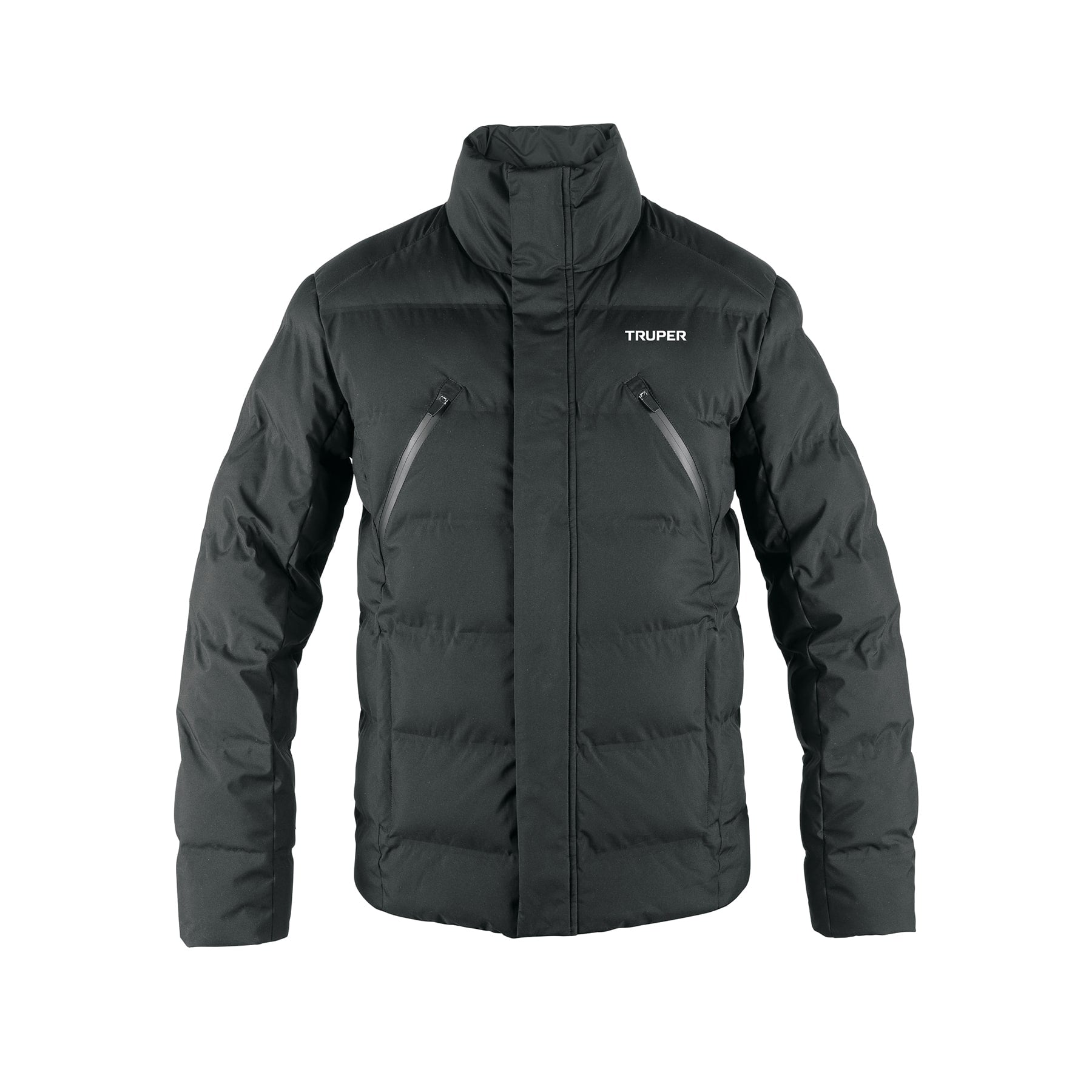 Chamarra acolchada térmica para hombre, negra, M, TRUPER