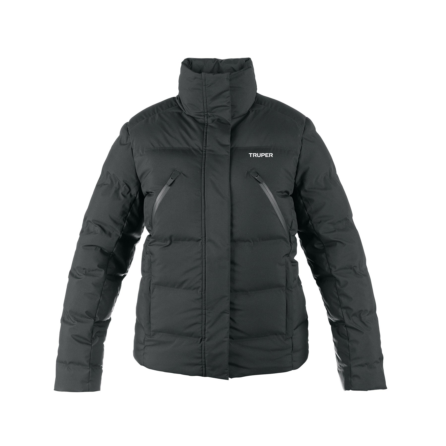 Chamarra acolchada térmica para mujer, negra, M, TRUPER
