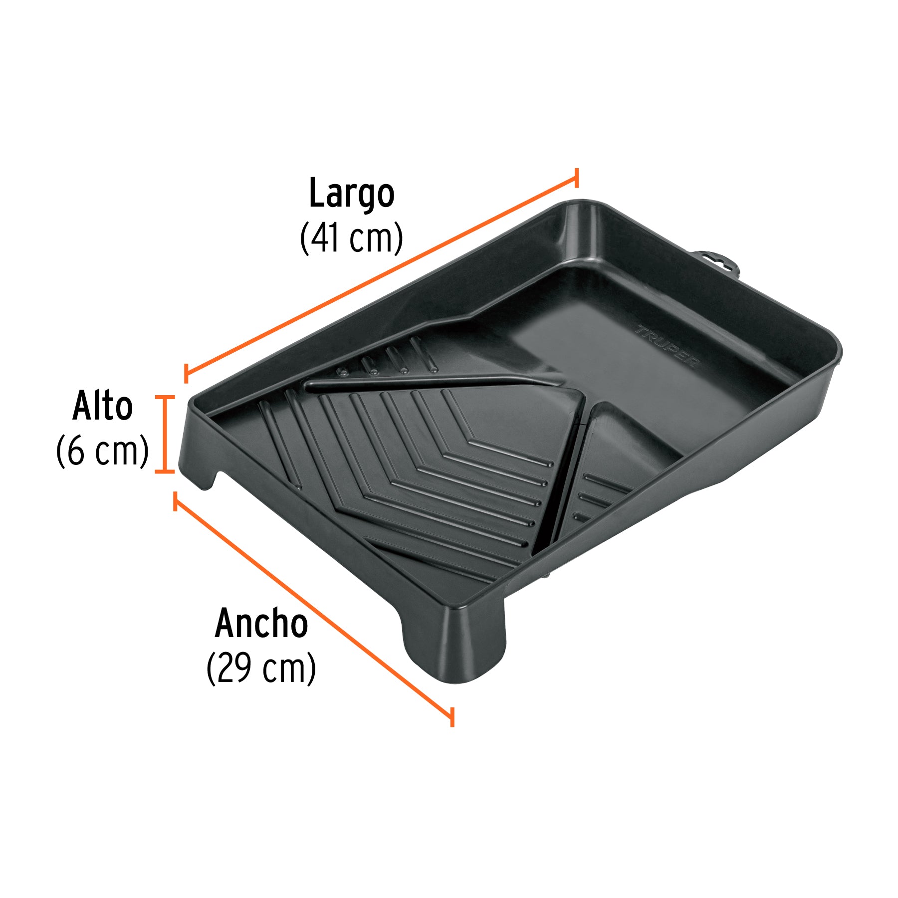 Charola para rodillo 9" profesional, TRUPER