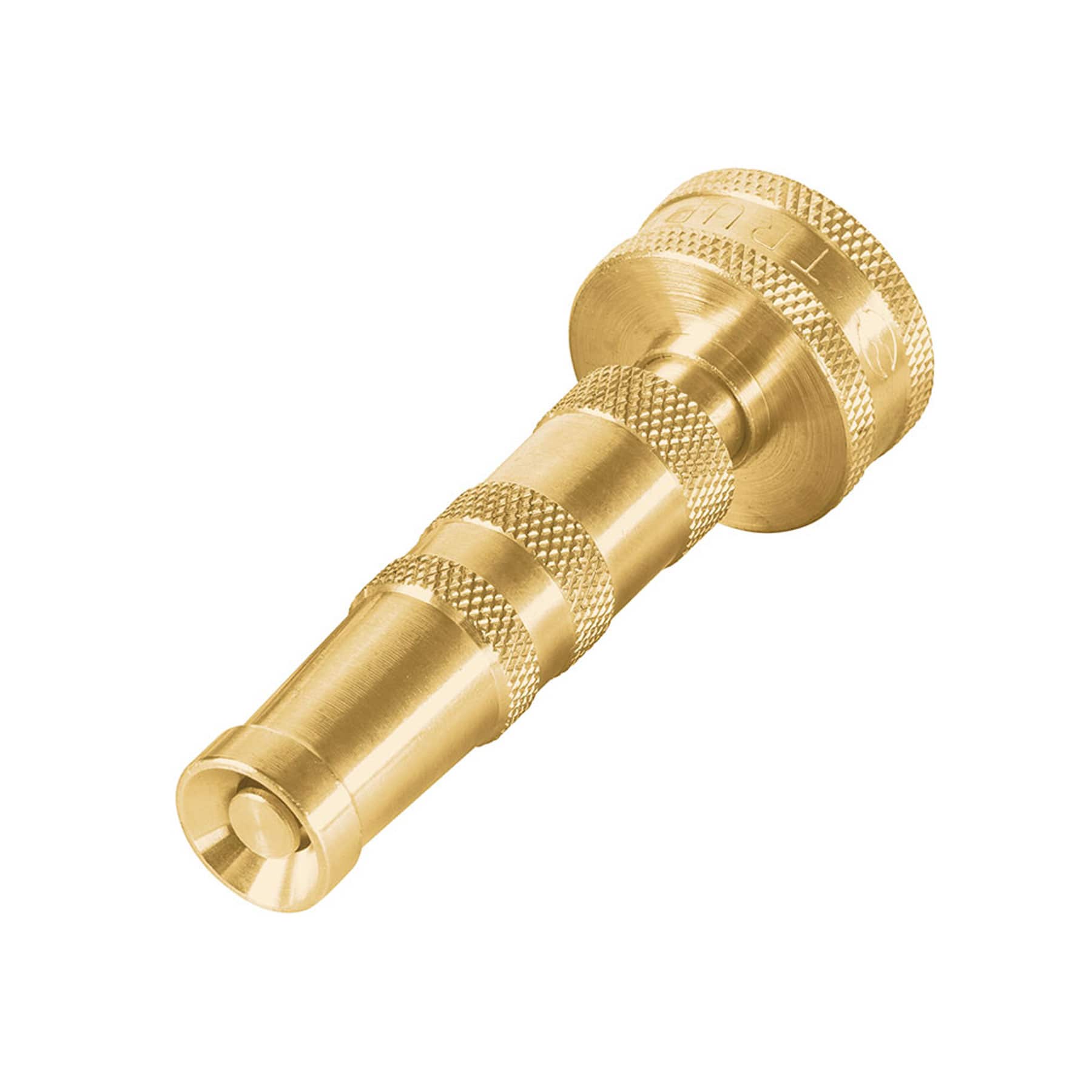 Chiflón 3-1/2" de latón maquinado para manguera, TRUPER