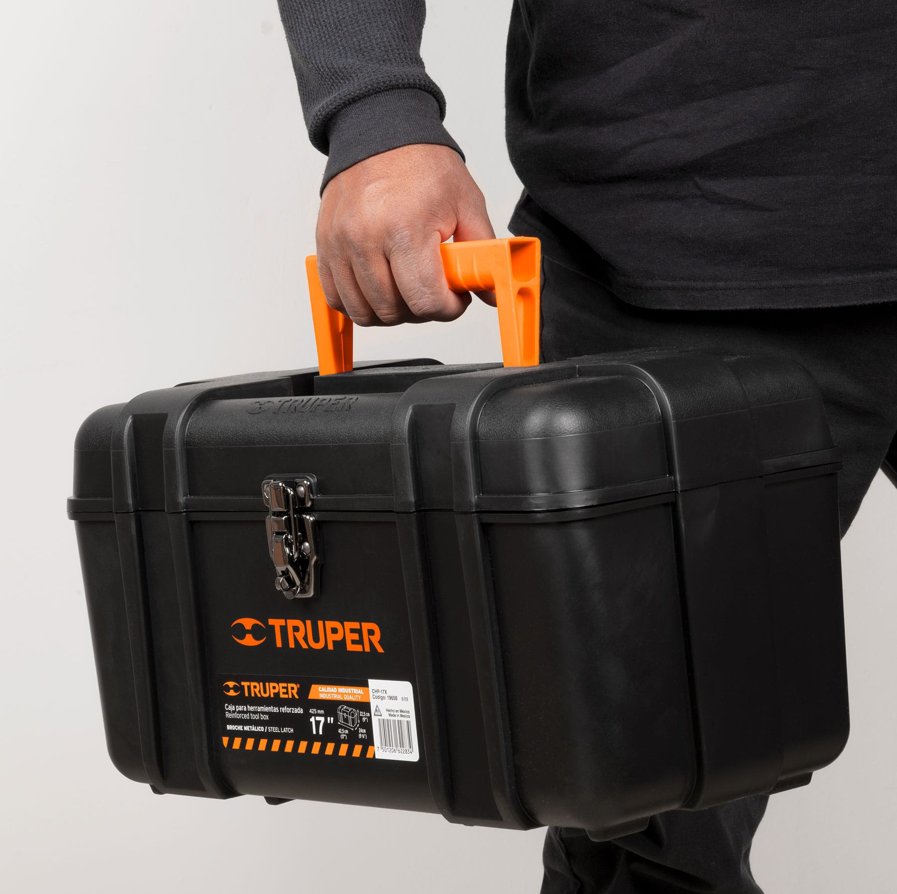 Caja para herramienta 17" industrial con broches metálicos