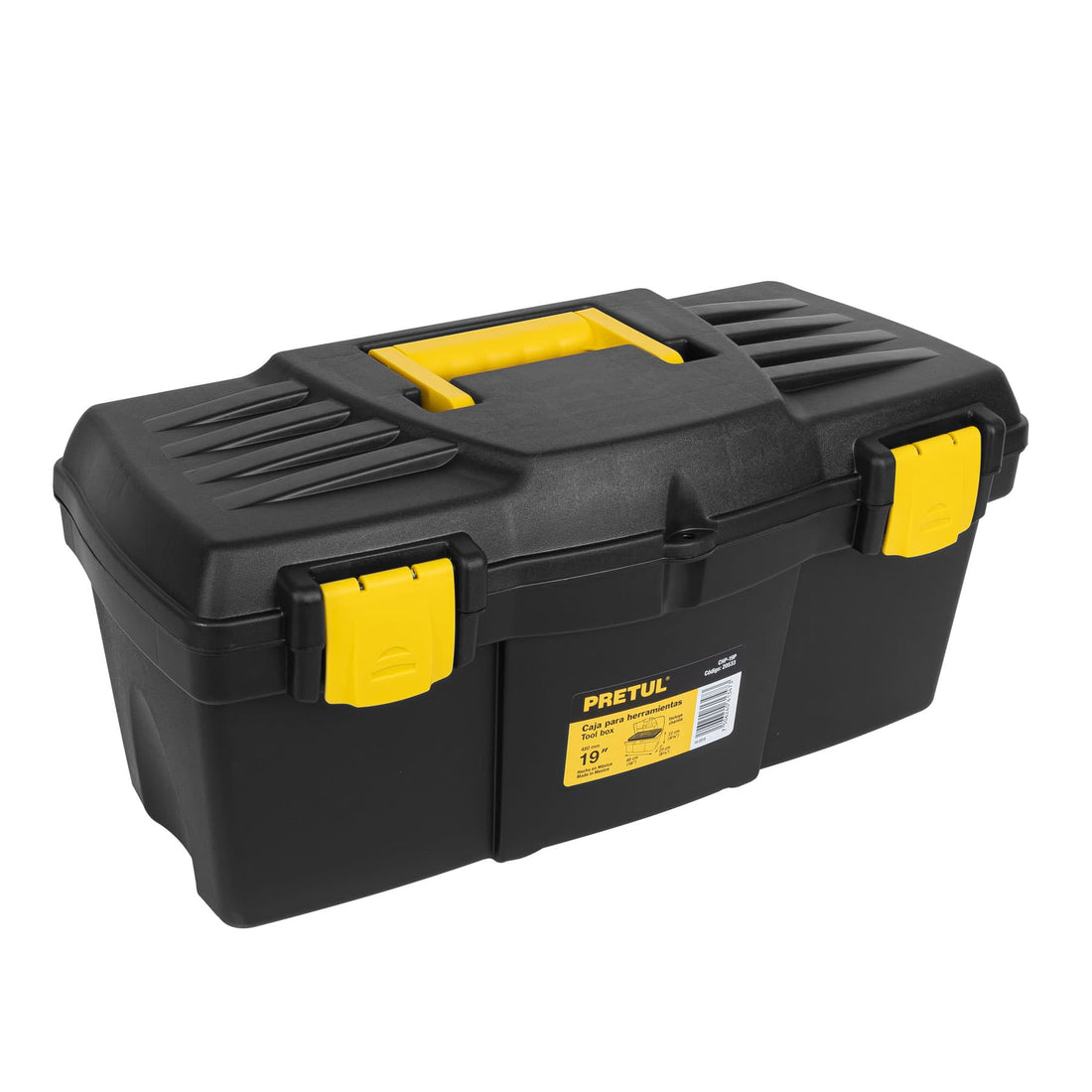 Caja para herramienta de 19", PRETUL
