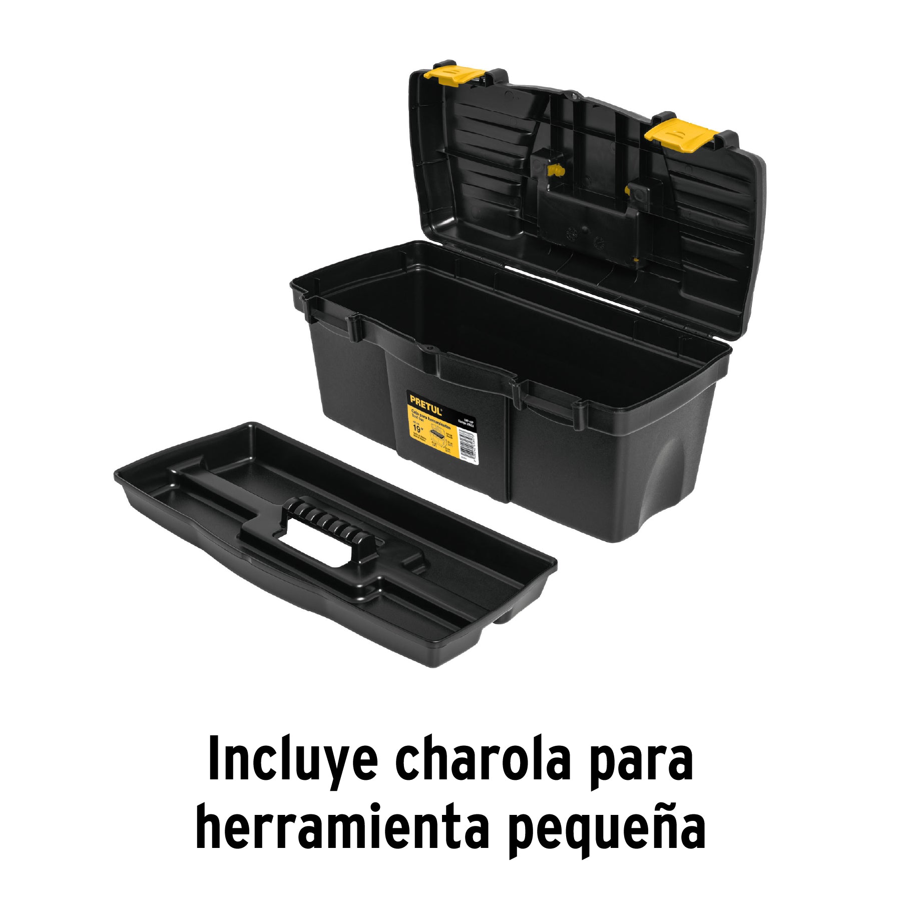 Caja para herramienta de 19", PRETUL