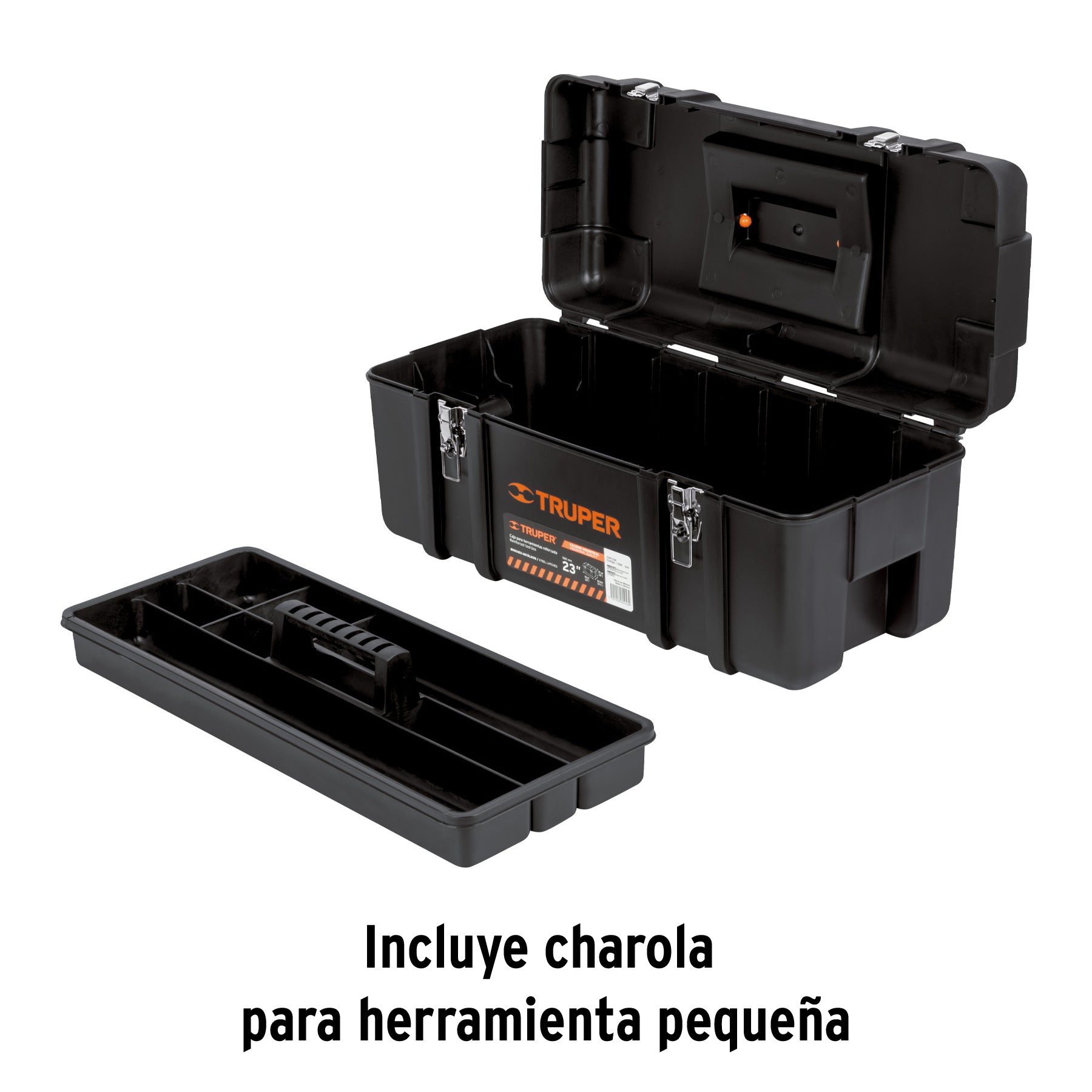 Caja para herramienta 23" industrial con broches metálicos
