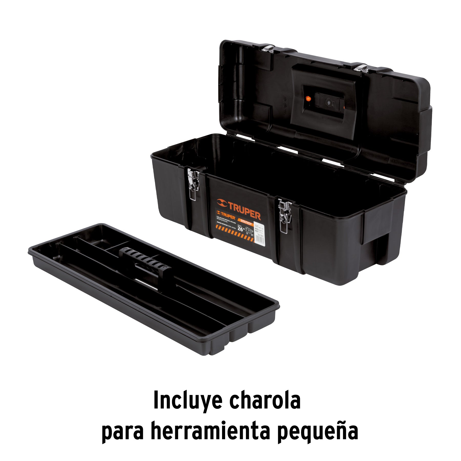 Caja para herramienta 26" industrial con broches metálicos