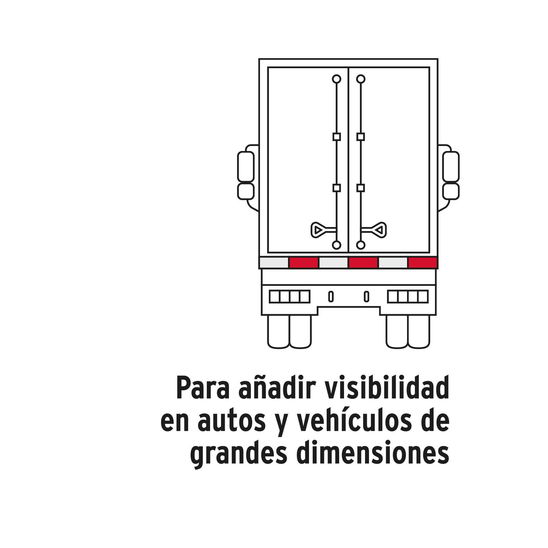 Rollo de 9 m x 2" de cinta reflejante de PVC, TRUPER