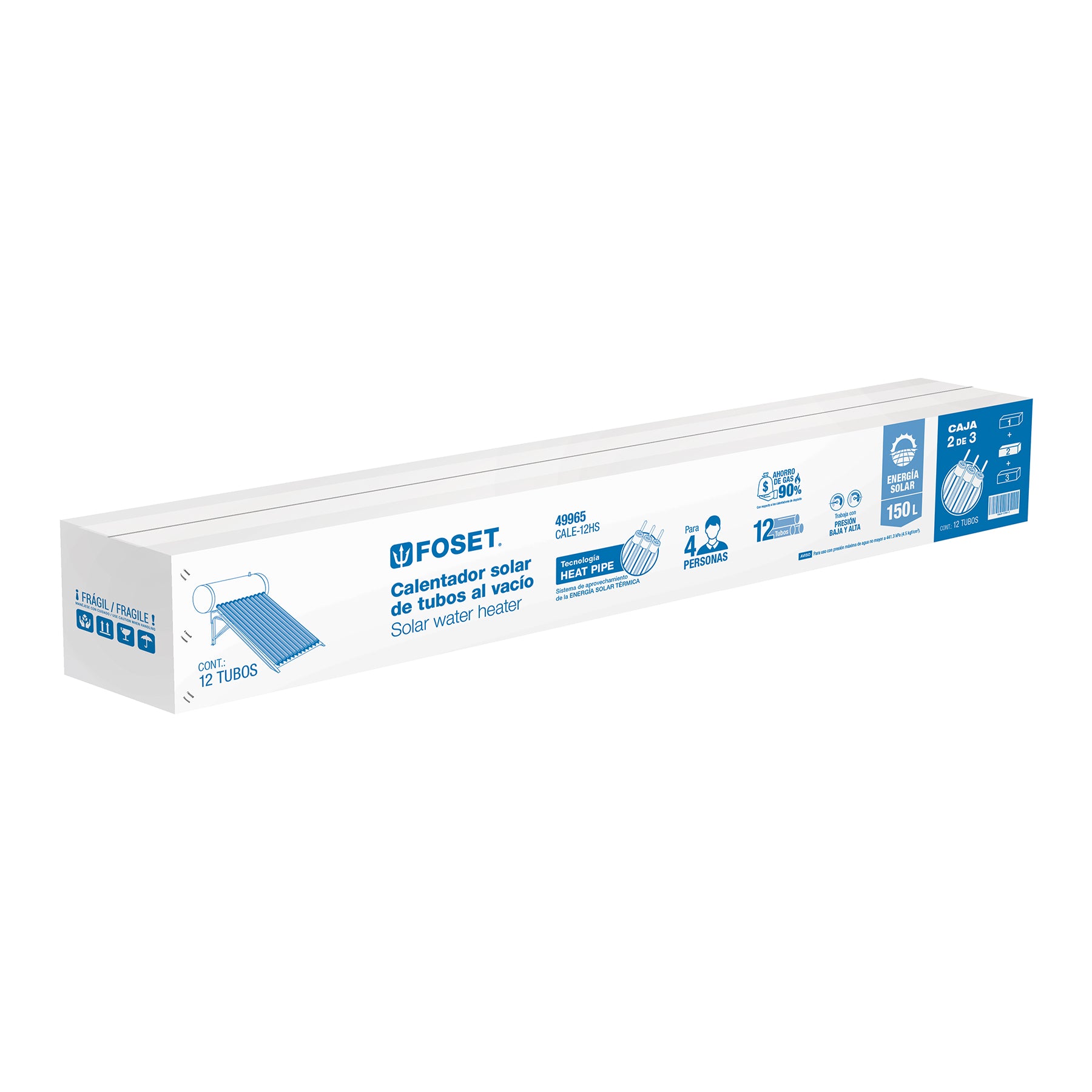 Caja de empaque de repuesto para CALE-12HS-2, FOSET