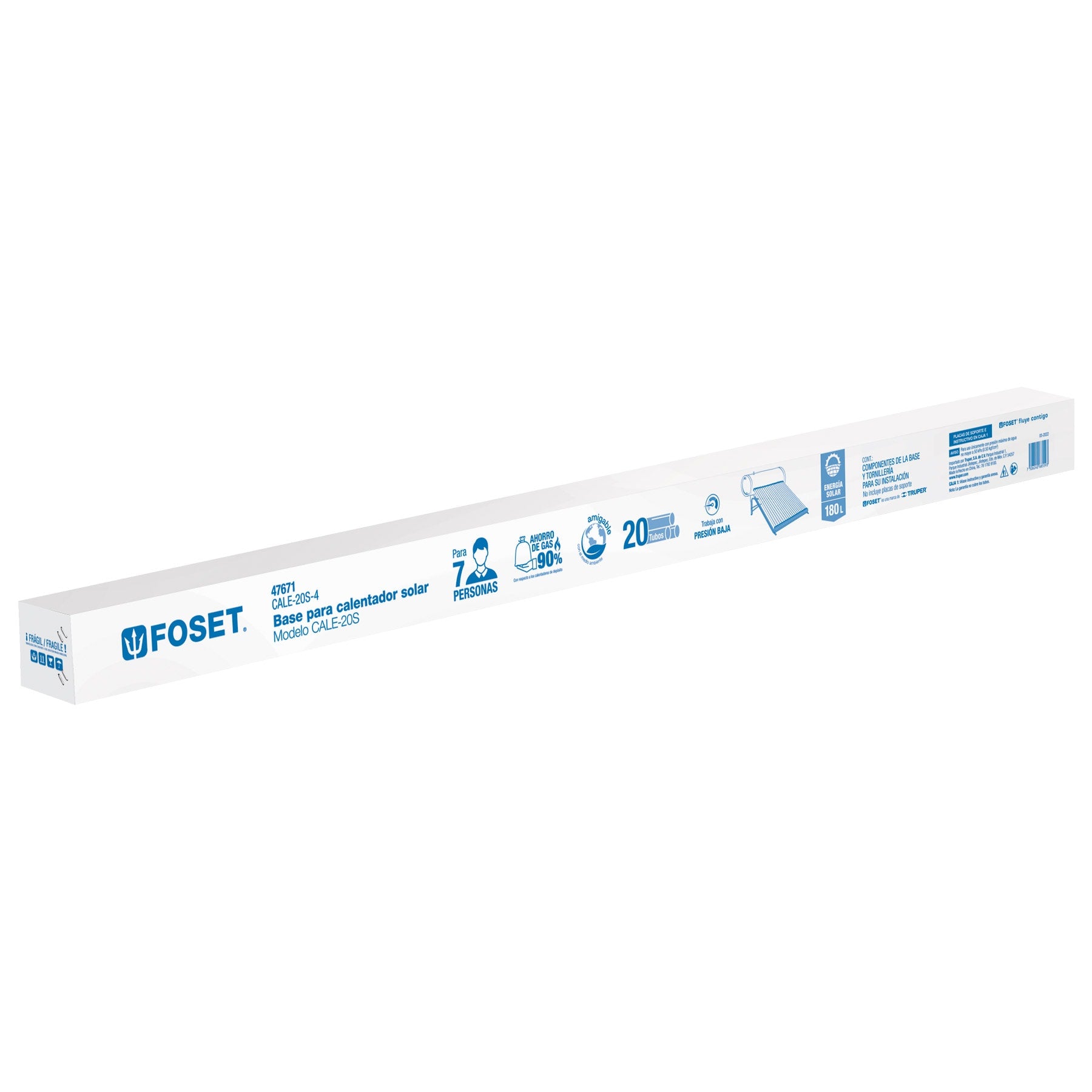 Caja de empaque de repuesto para base CALE-20S, FOSET