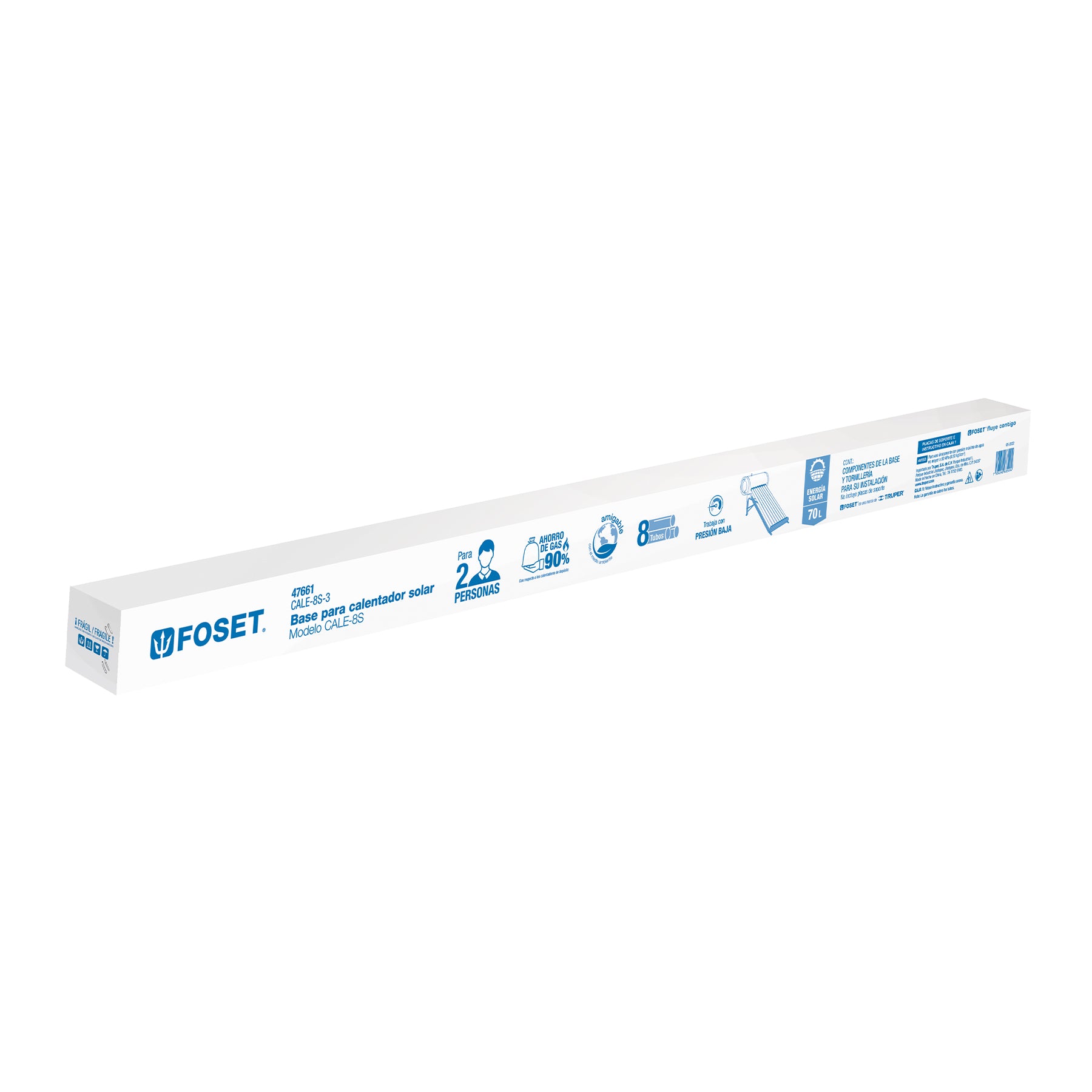 Caja de empaque de repuesto para base CALE-8S, FOSET
