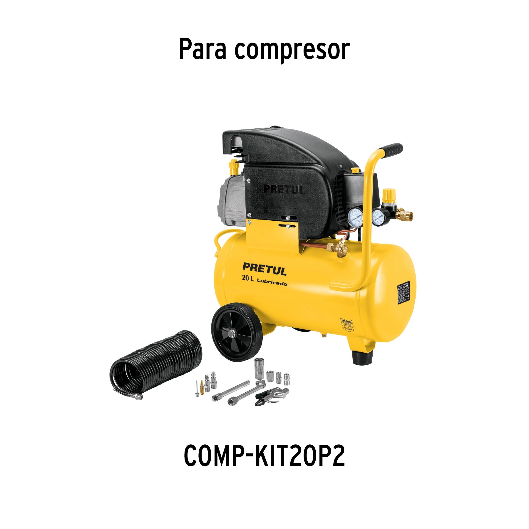 Caja de empaque de repuesto para COMP-KIT20P2, PRETUL