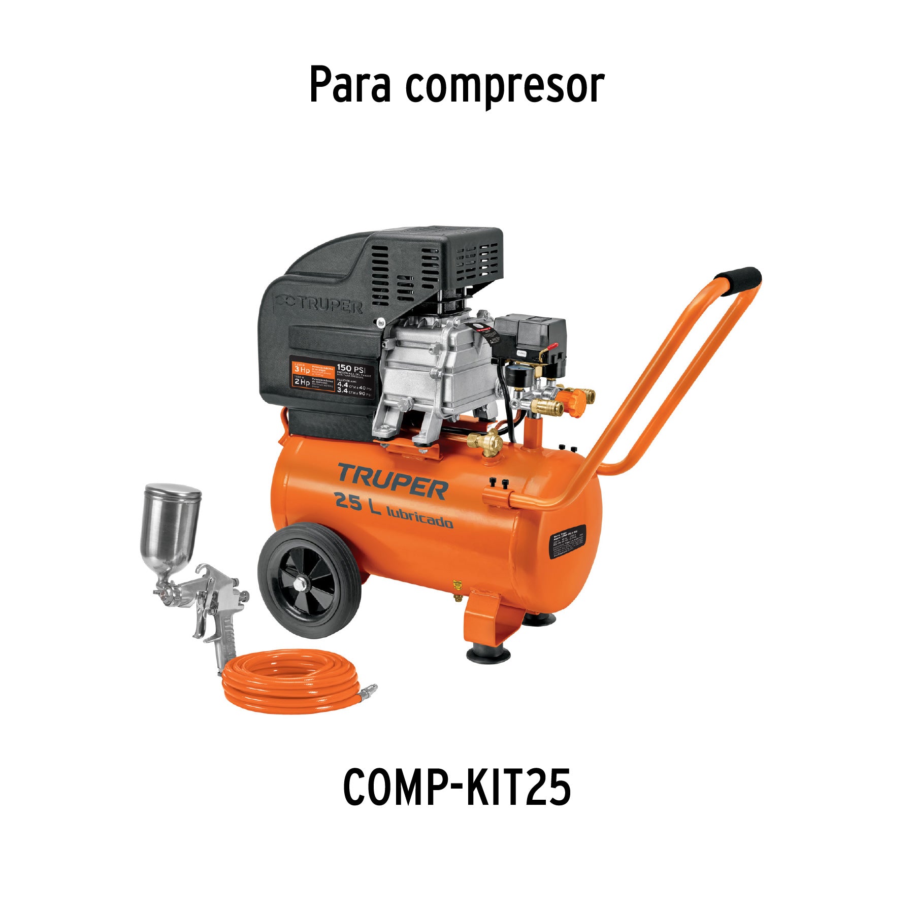 Caja de empaque de repuesto para COMP-KIT25, TRUPER