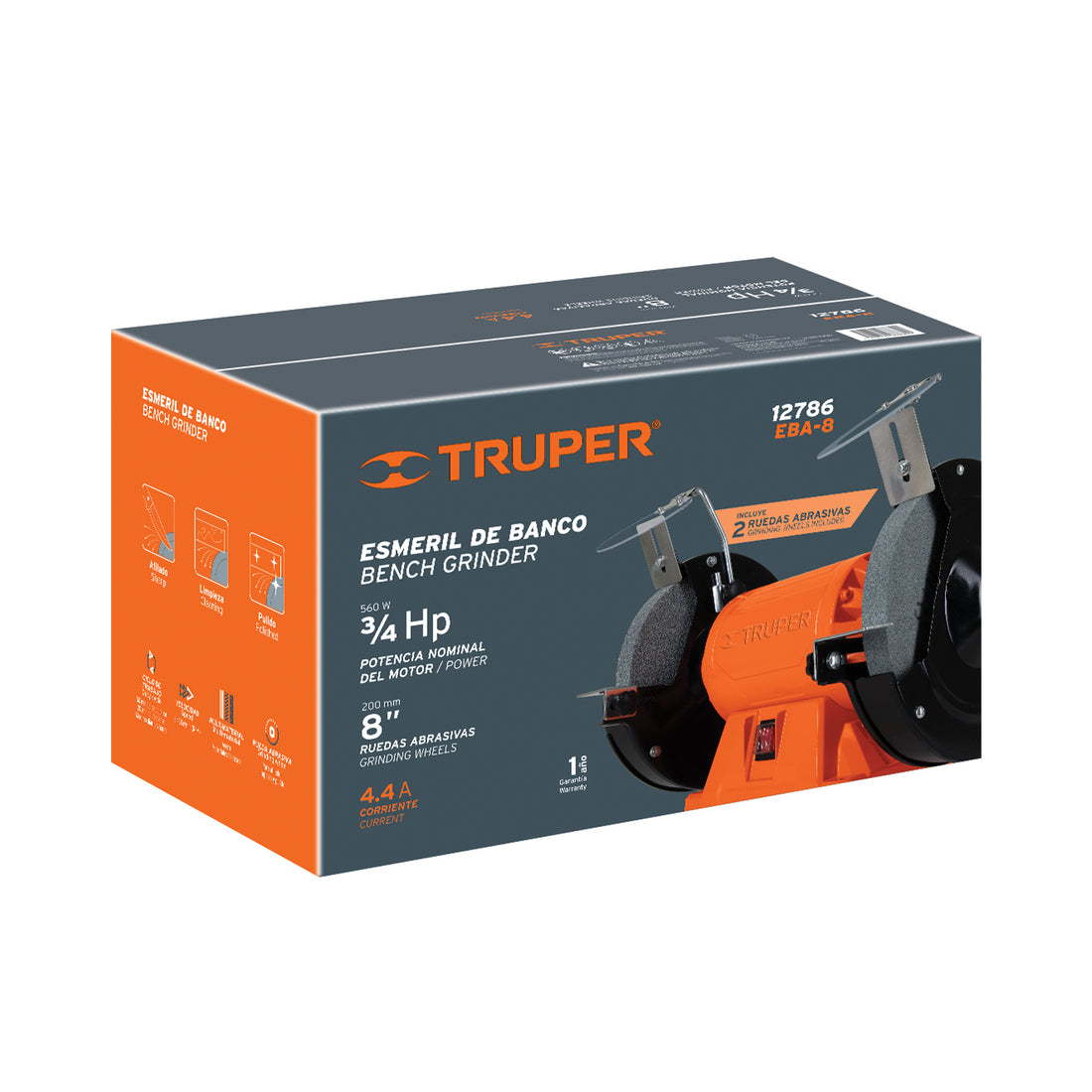 Caja de empaque de repuesto para EBA-8, TRUPER