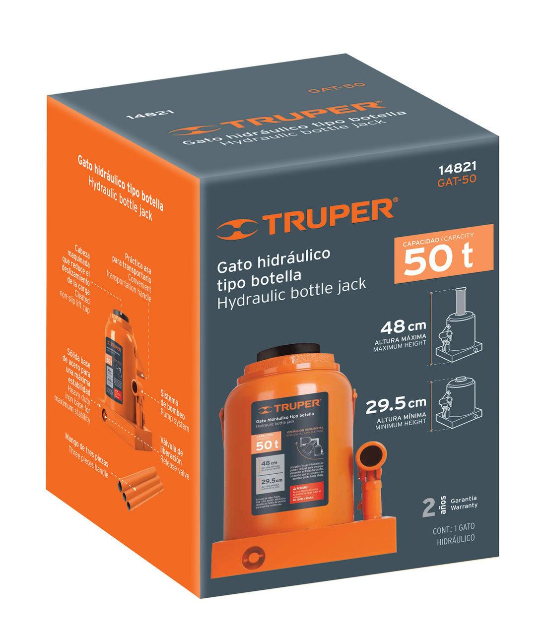 Caja de empaque de repuesto para GAT-50, TRUPER