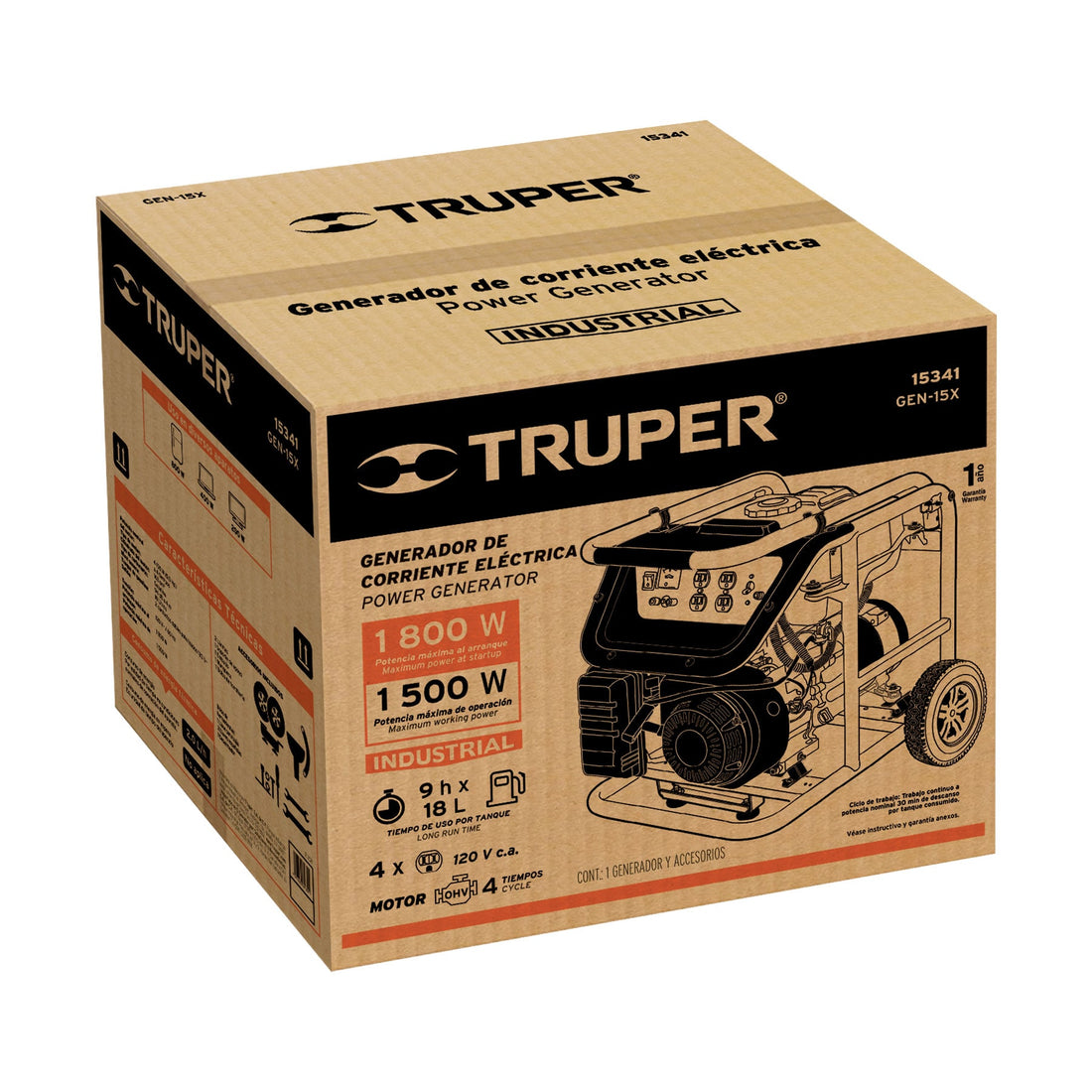 Caja de empaque de repuesto para GEN-15X, TRUPER