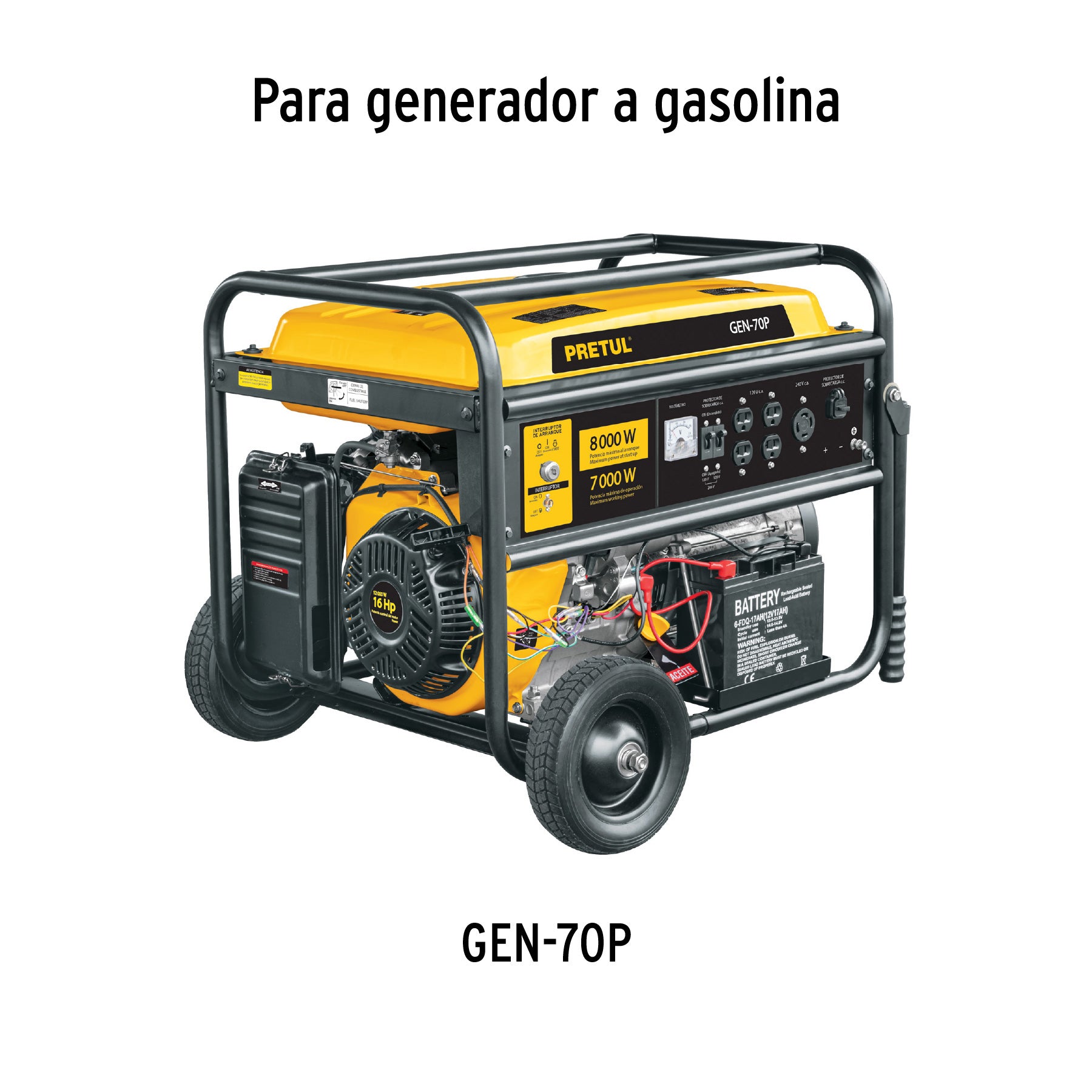 Caja de empaque de repuesto GEN-70P, PRETUL