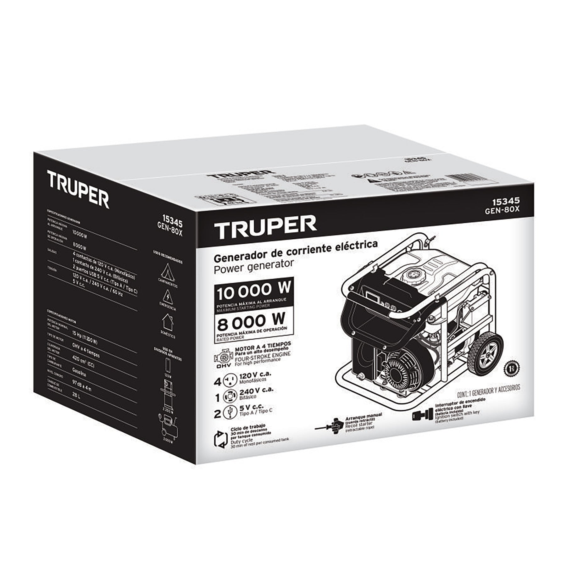 Caja de empaque de repuesto para GEN-80X, TRUPER