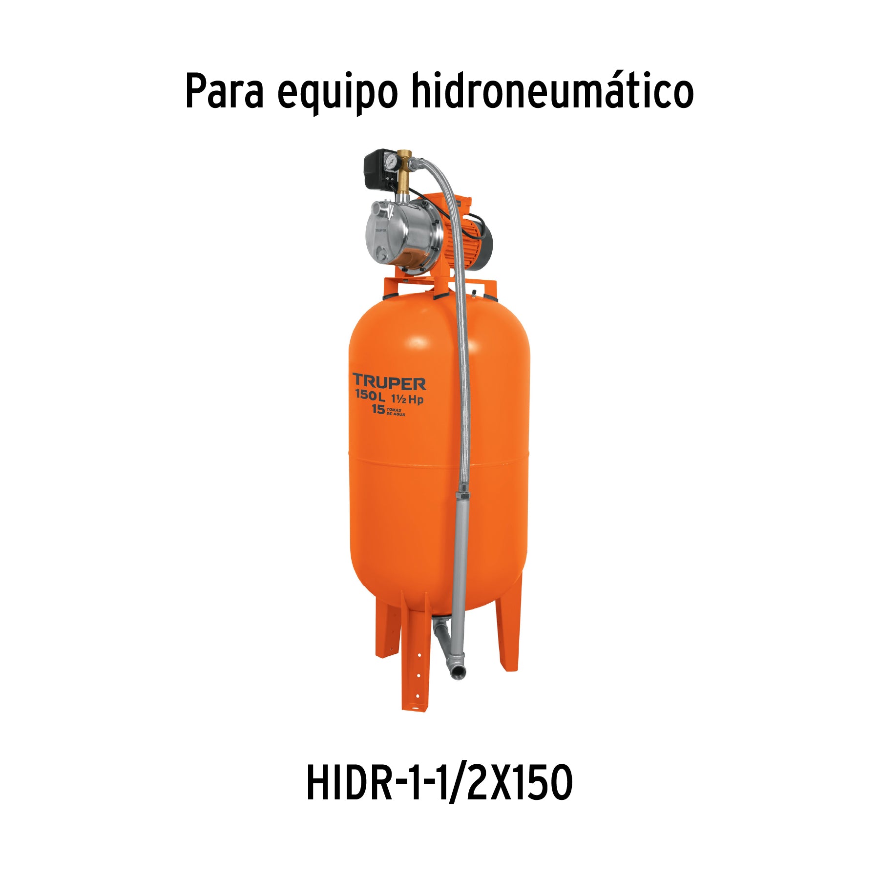 Caja de empaque de repuesto para HIDR-1-1/2X150, TRUPER