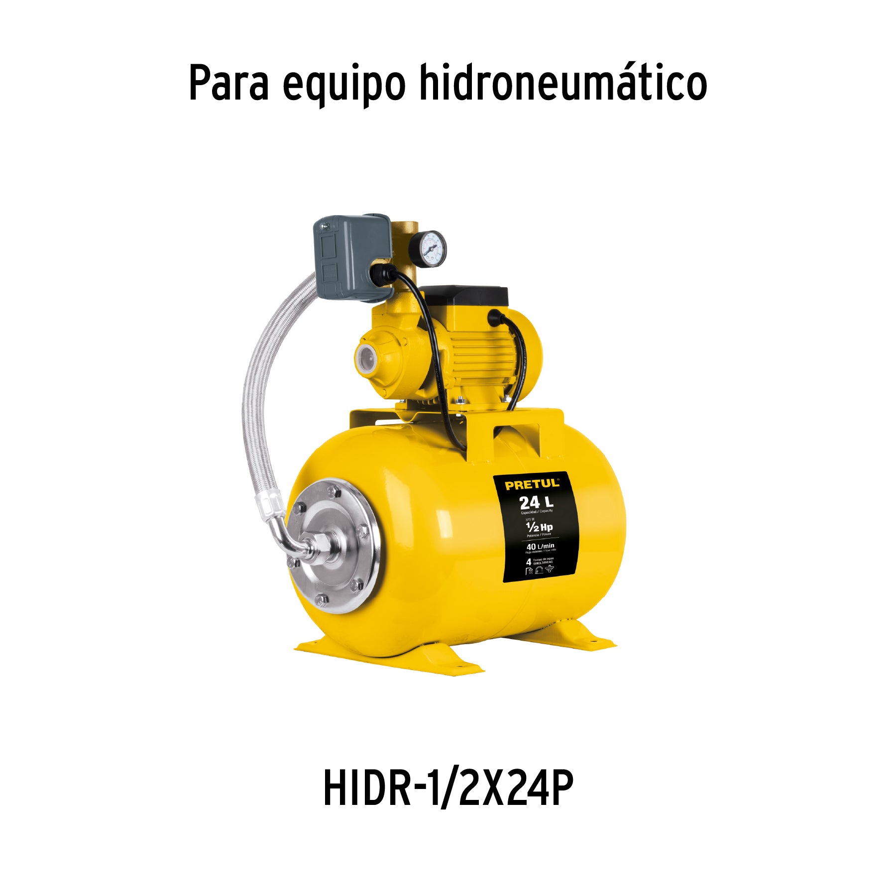 Caja de empaque de repuesto para HIDR-1/2X24P, PRETUL