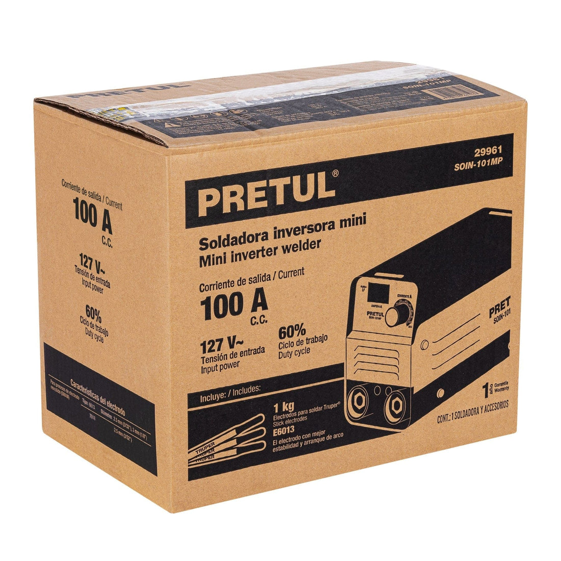 Caja de empaque de repuesto para SOIN-101MP, PRETUL