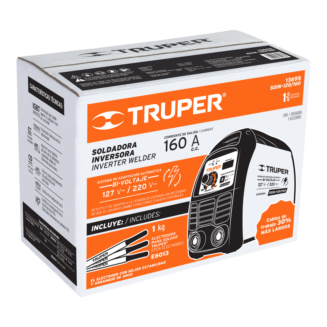 Caja de empaque de repuesto para SOIN-120/160, TRUPER