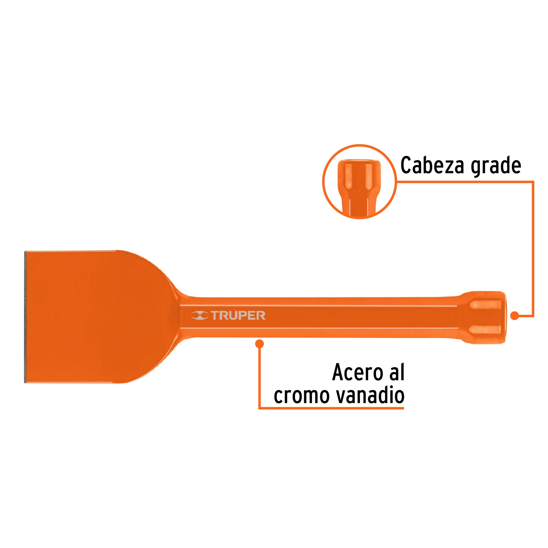 Cincel ladrillero 2-3/4 X 10", TRUPER